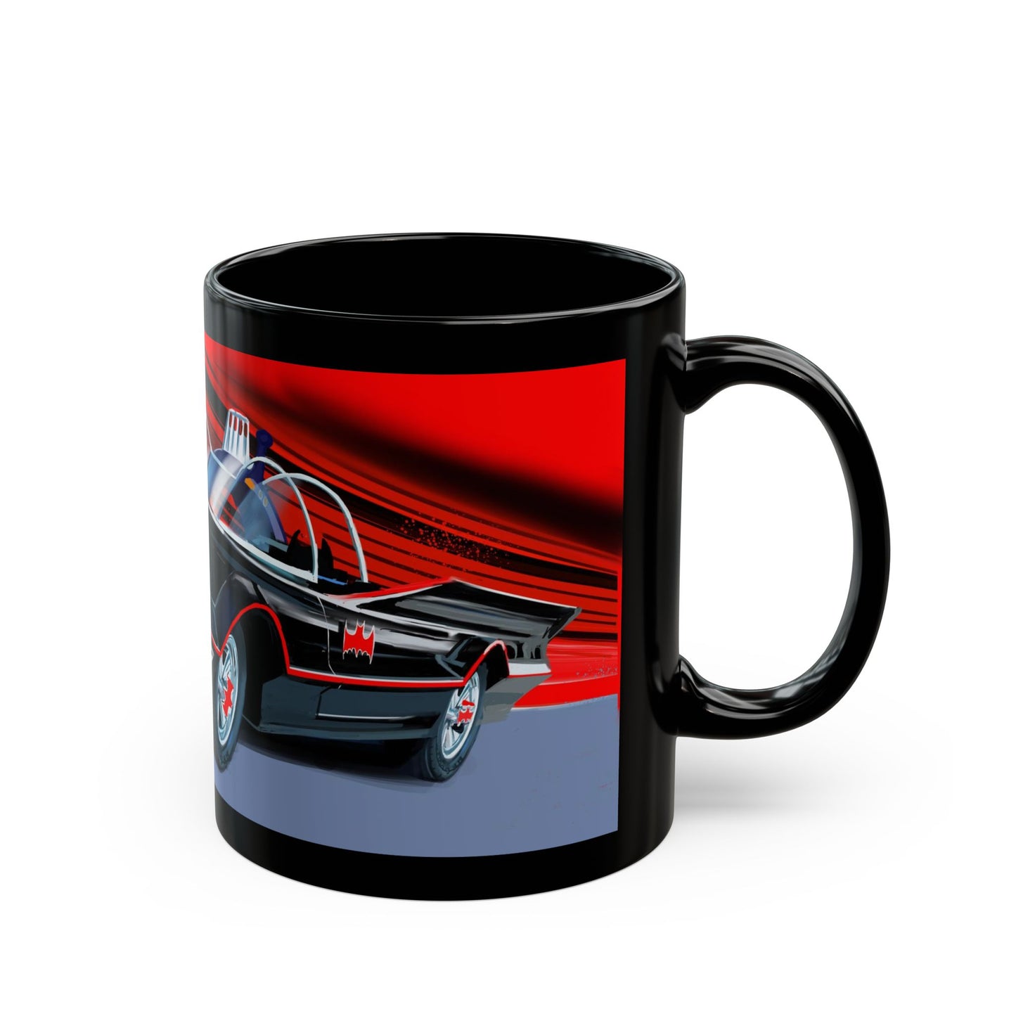 1966 Batmobile Black  Coffee Tea Mug (11oz, 15oz)