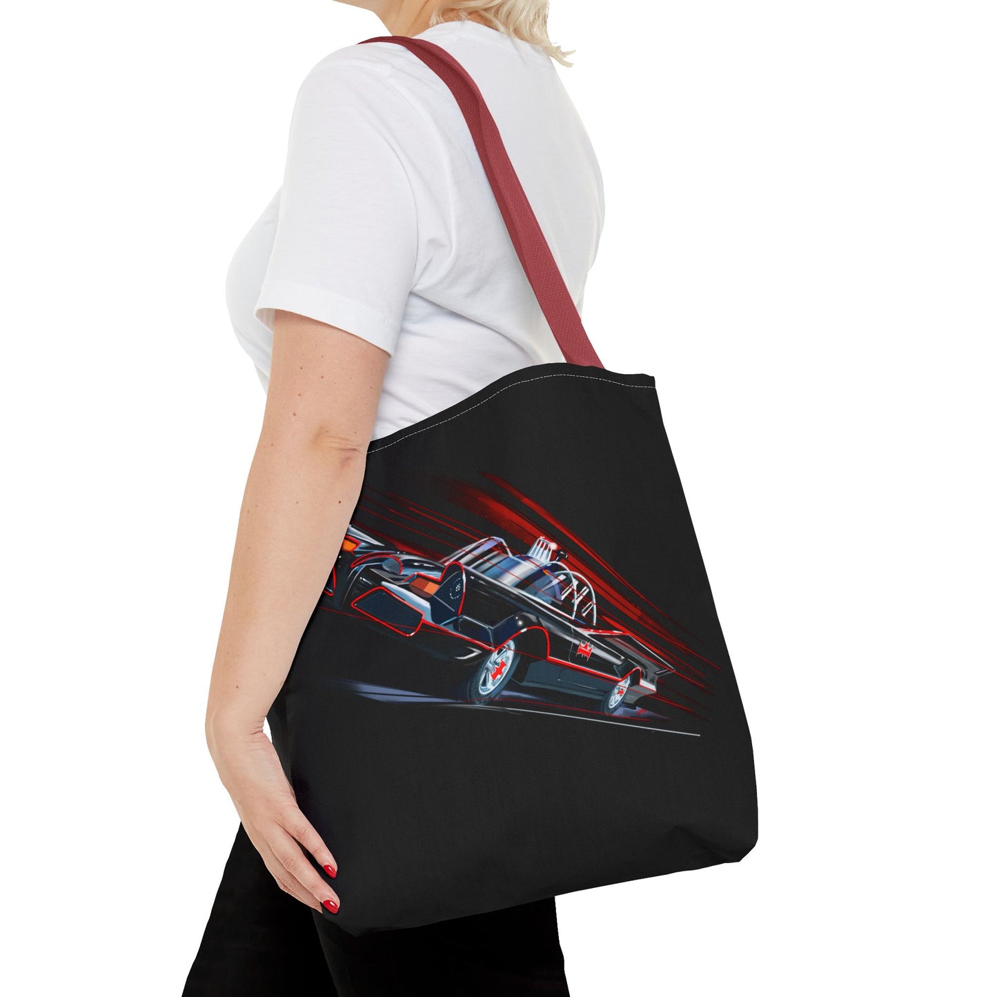 Classic Batmobile movie car Carry Tote Bag (AOP)