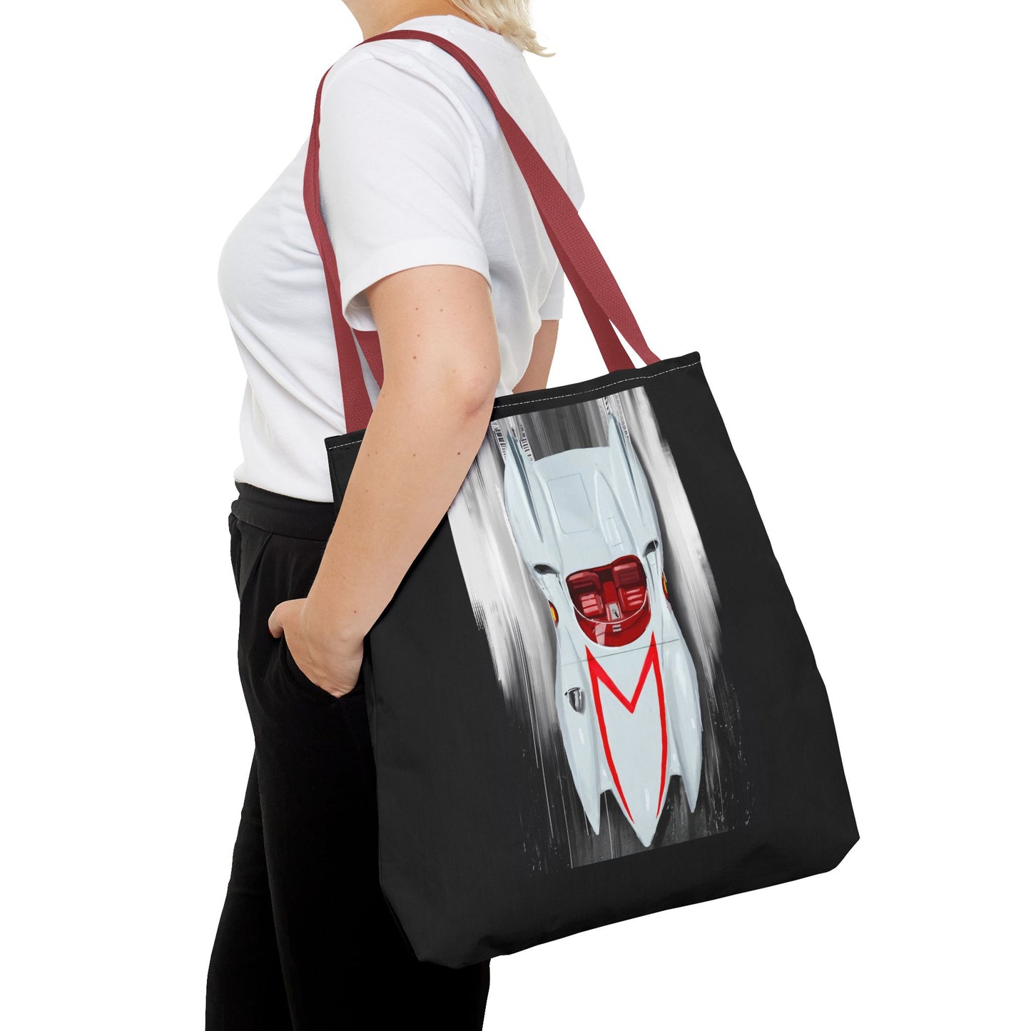 Speed racer Mach V Library Carry Tote Bag (AOP)