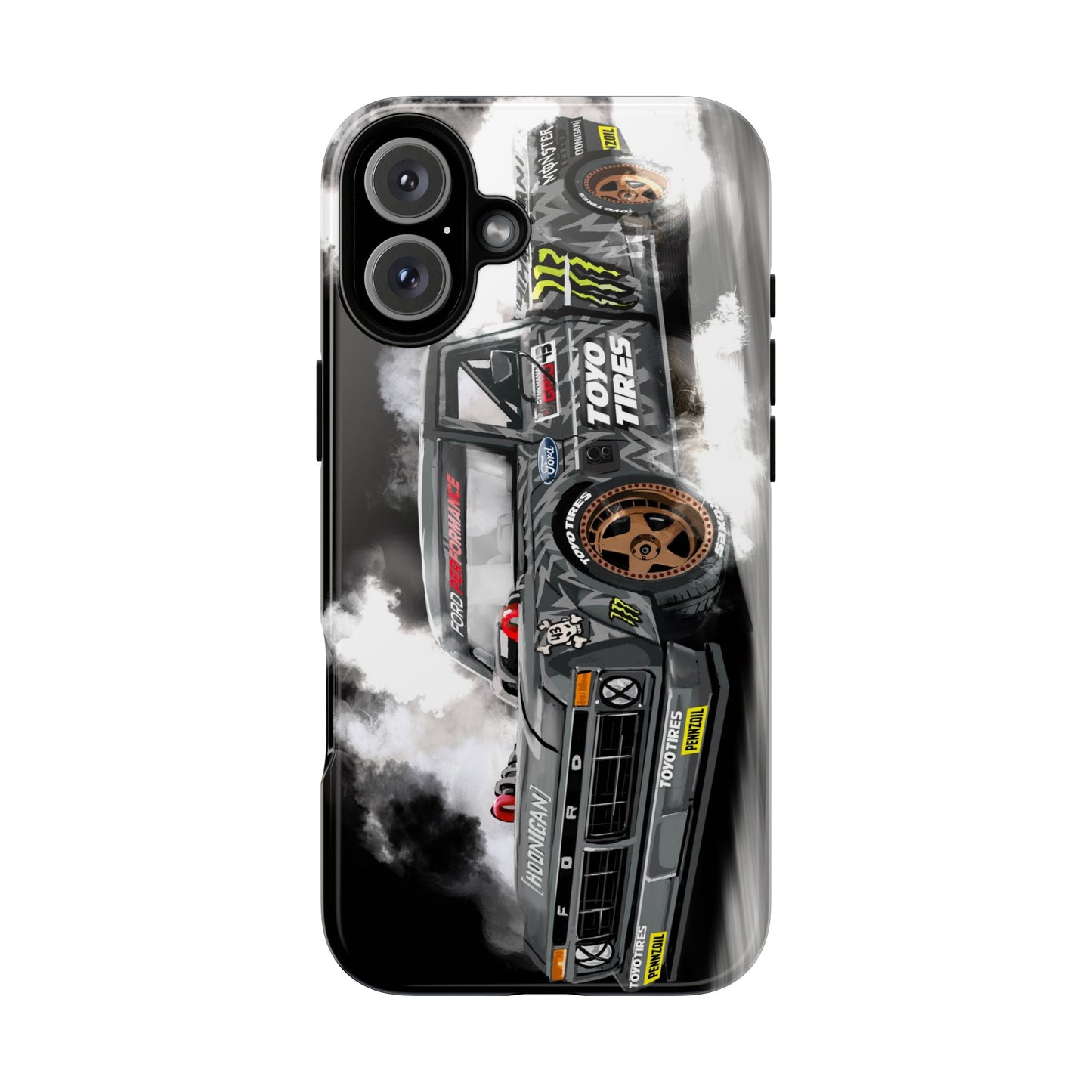 Drifting truck Case iPhone 16 15 14 13 12 11 Pro max Samsung Galaxy Pixel Tough