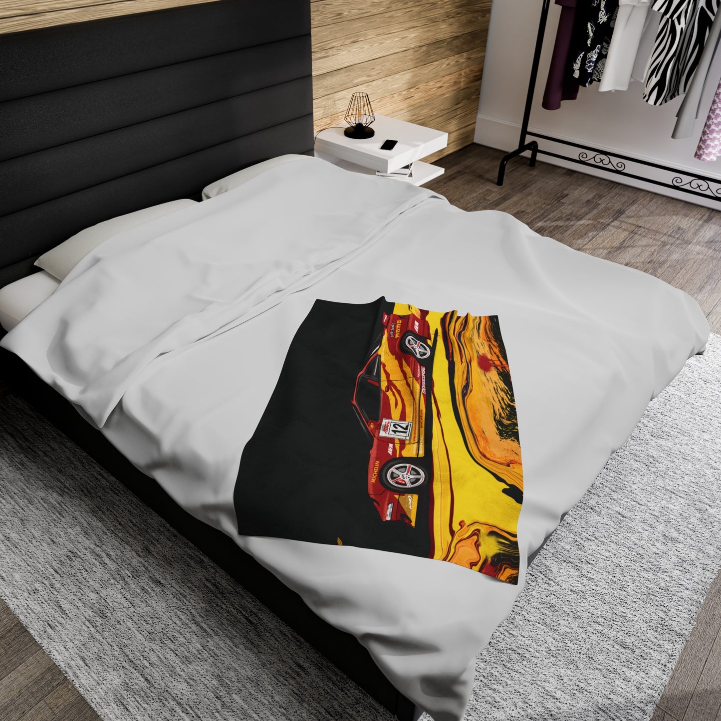 Fast and furious Acura Integra Monica Velveteen Plush Blanket