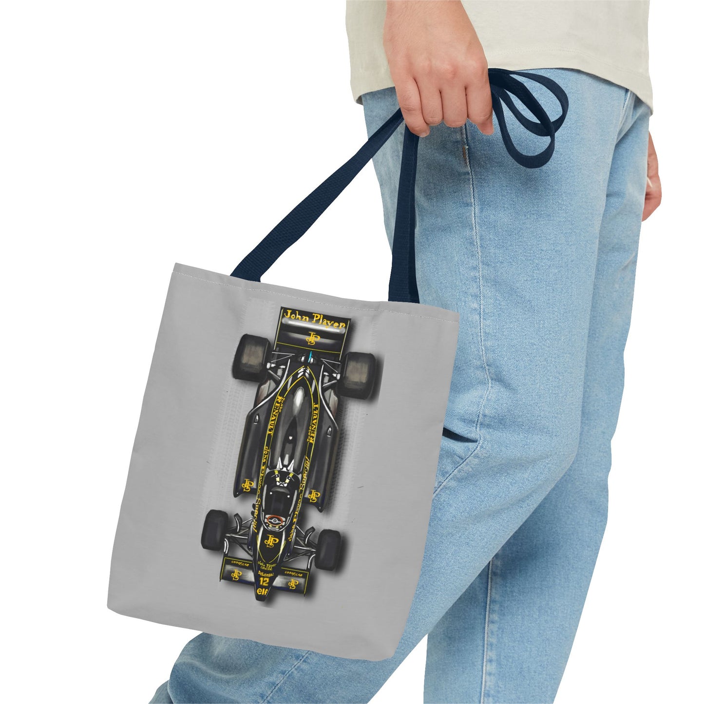 Ayrton Senna F1 Library Carry Tote Bag (AOP)