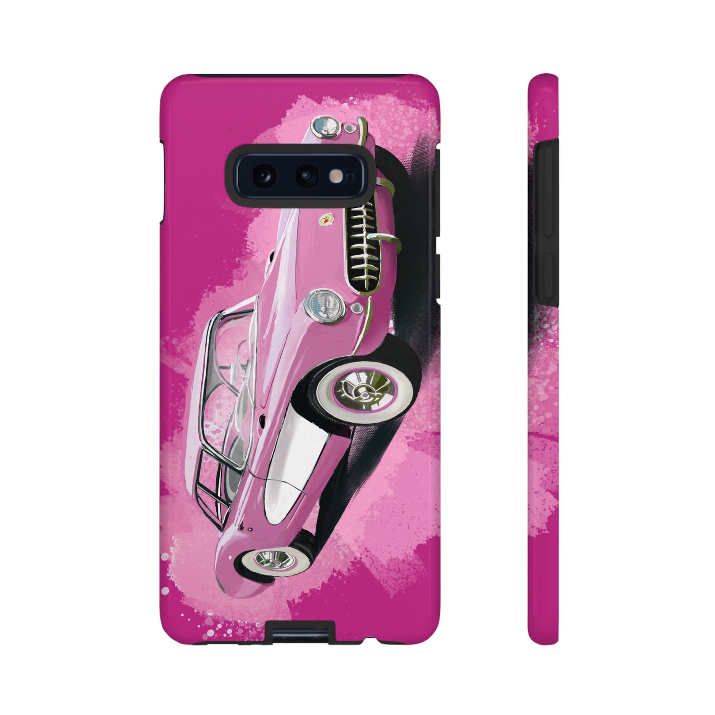 Pink Corvette Case iPhone 16 15 14 13 12 11 Pro max Samsung Galaxy Pixel Tough