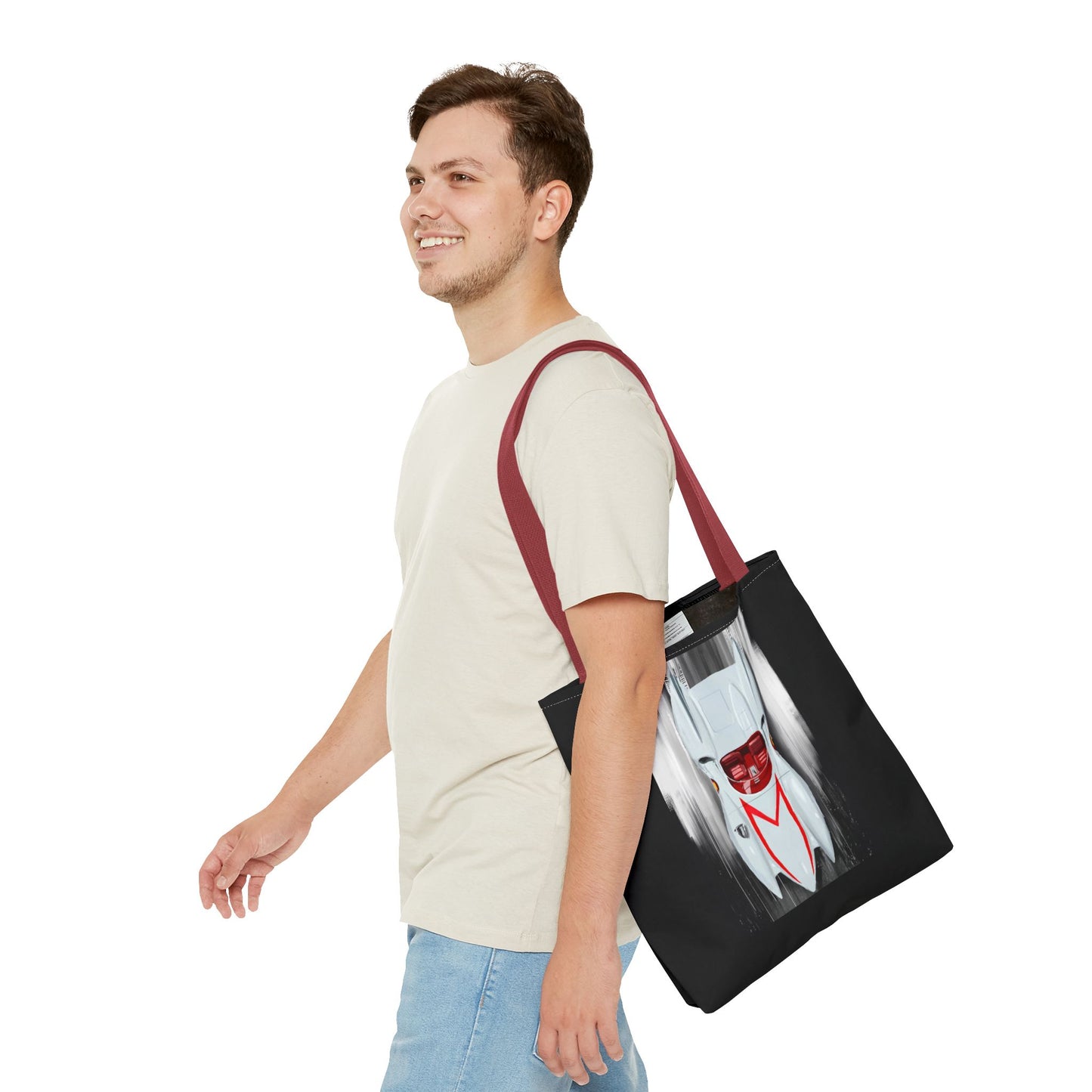 Speed racer Mach V Library Carry Tote Bag (AOP)