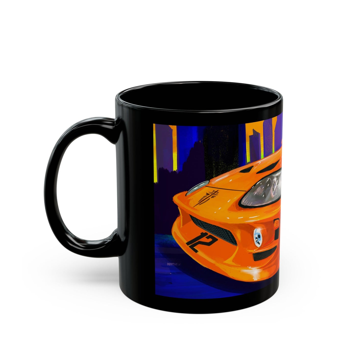 The Fast and furious Brian’s Toyota Supra JDM movie car coffee tea (11oz, 15oz)