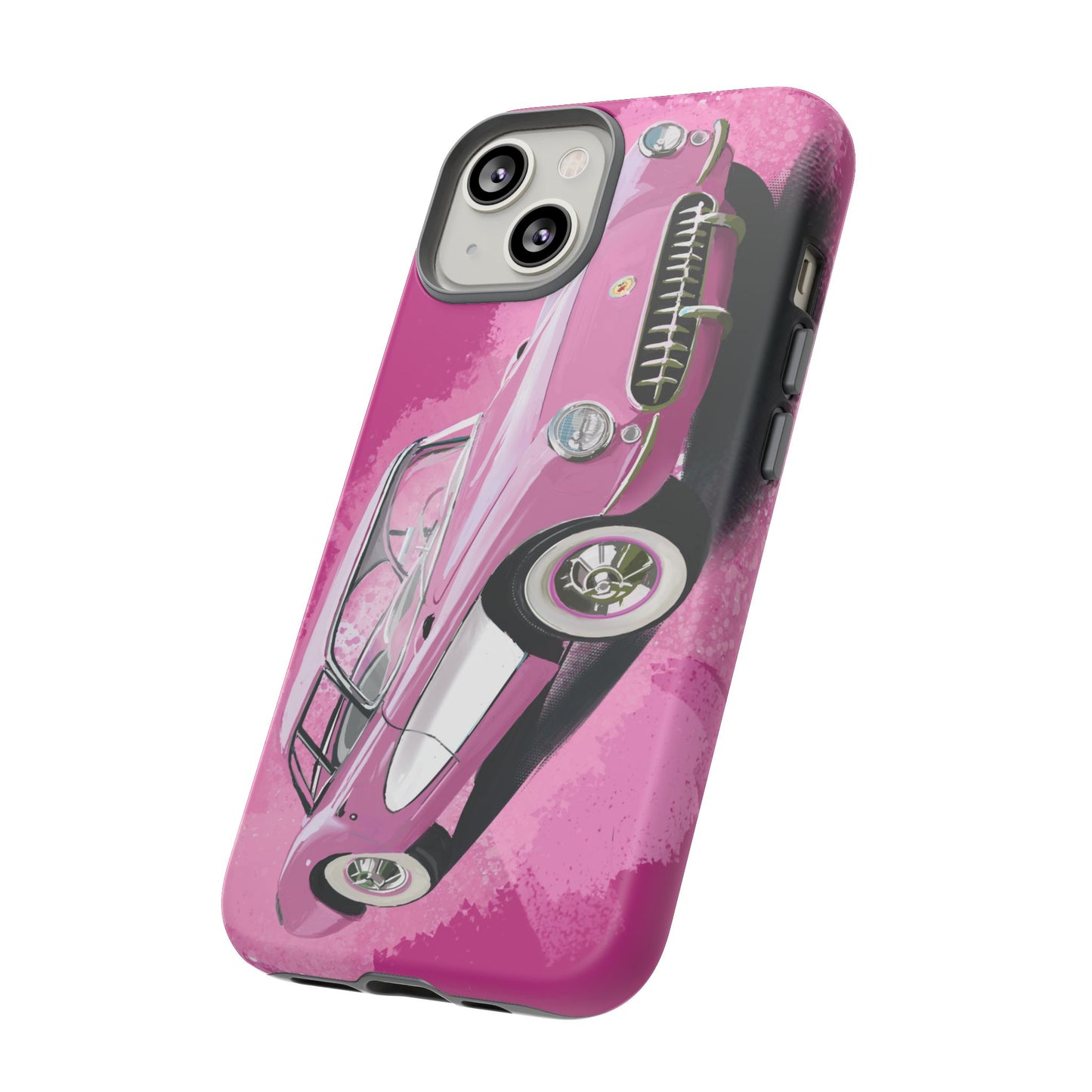 Pink Corvette Case iPhone 16 15 14 13 12 11 Pro max Samsung Galaxy Pixel Tough