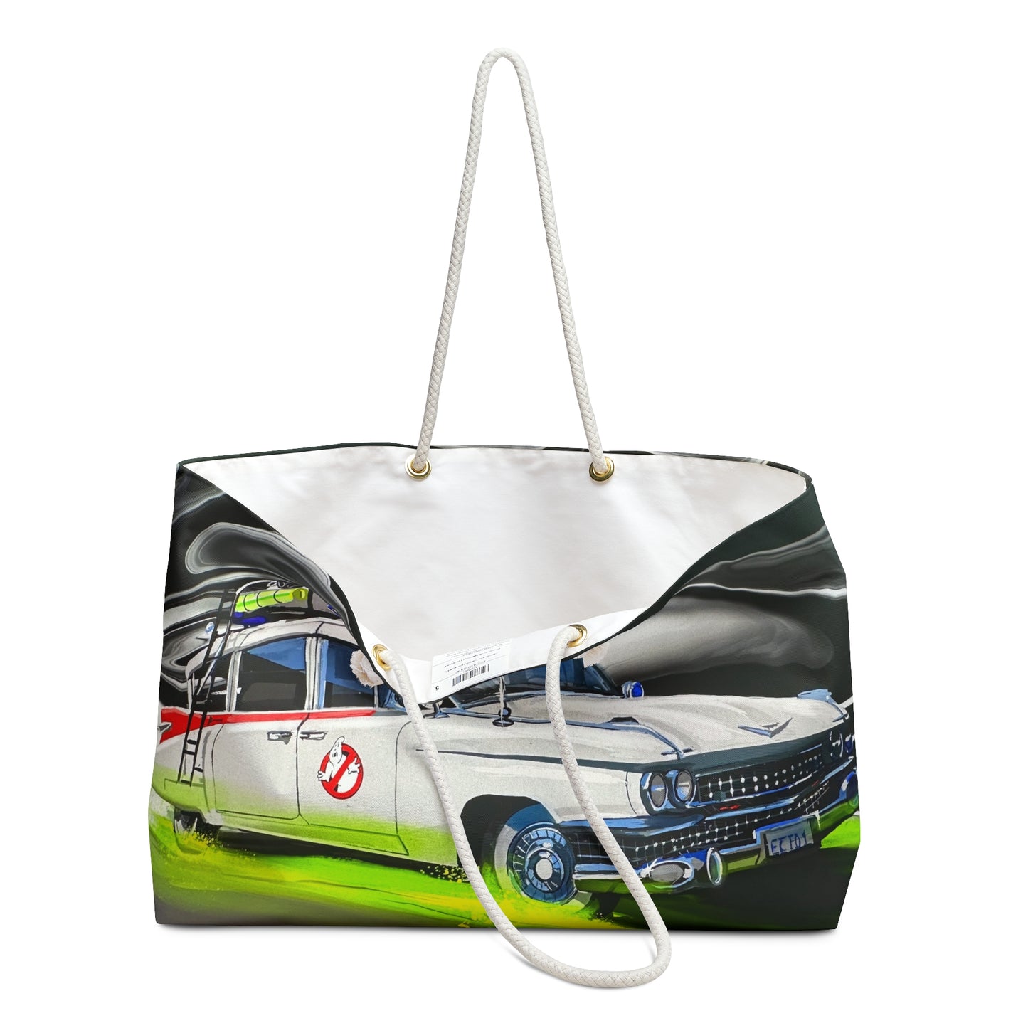 Ghostbusters Ecto one movie car Weekender tote Bag