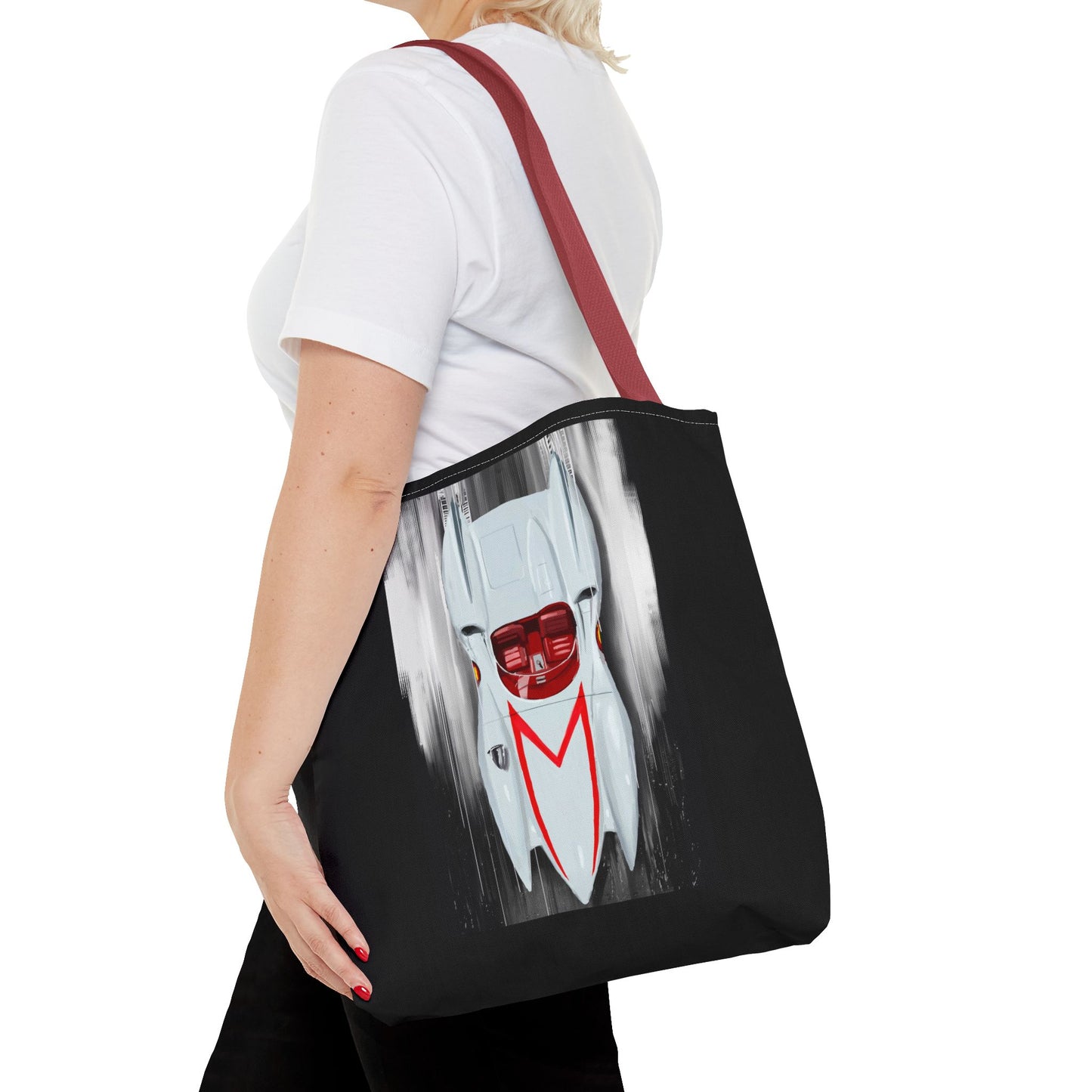 Speed racer Mach V Library Carry Tote Bag (AOP)