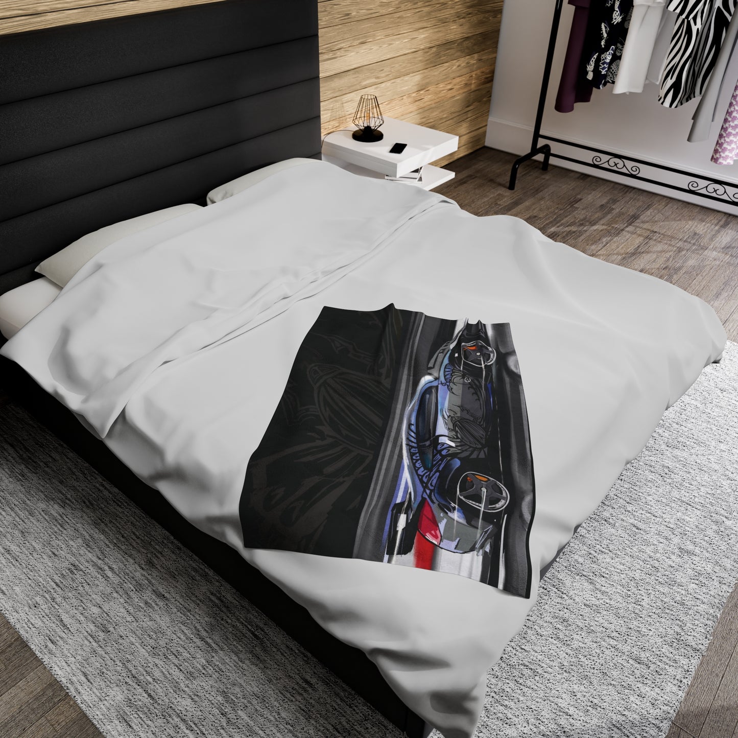 Nissan 350z Fast and Furious Microfiber Blanket