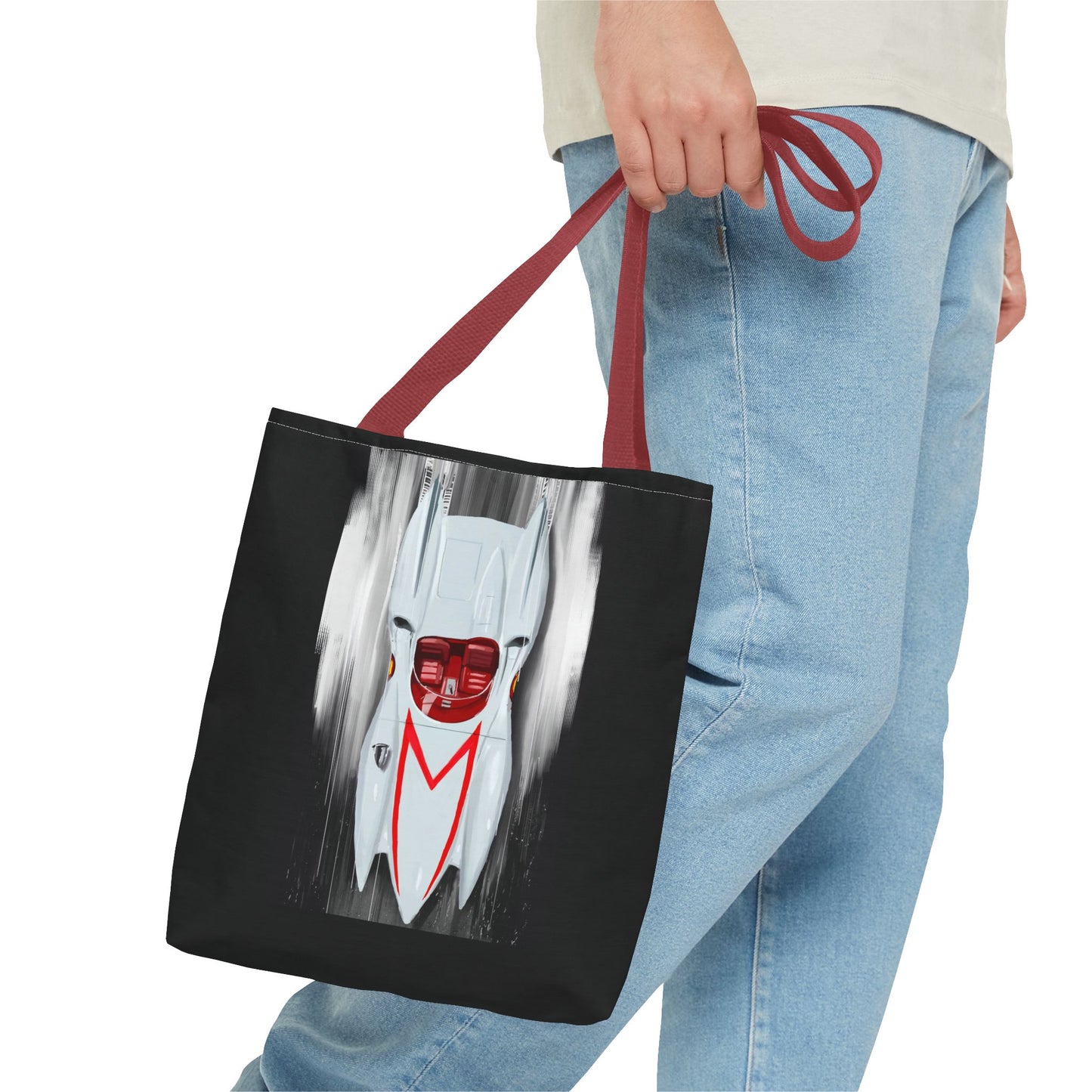 Speed racer Mach V Library Carry Tote Bag (AOP)