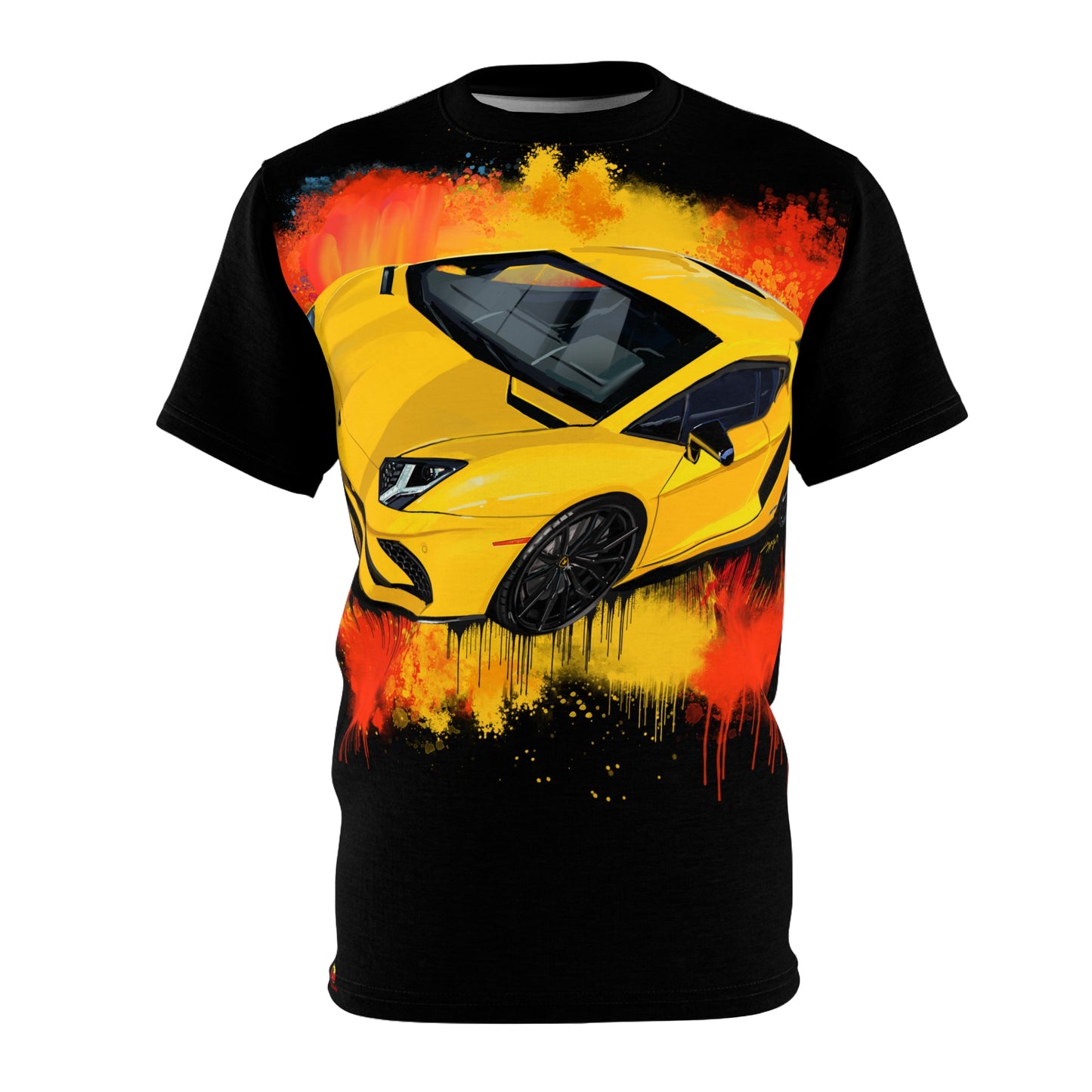 Lamborghini Aventador Unisex Cut & Sew (AOP)  T-shirt