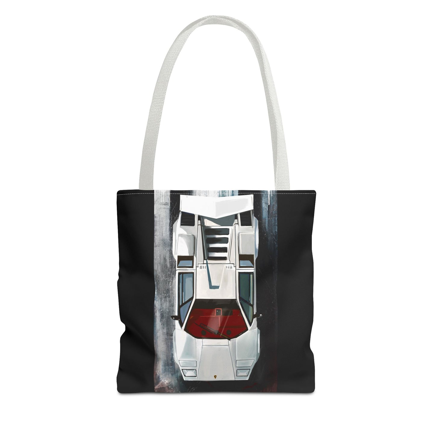 Lamborghini Countach  Library Carry Tote Bag (AOP)