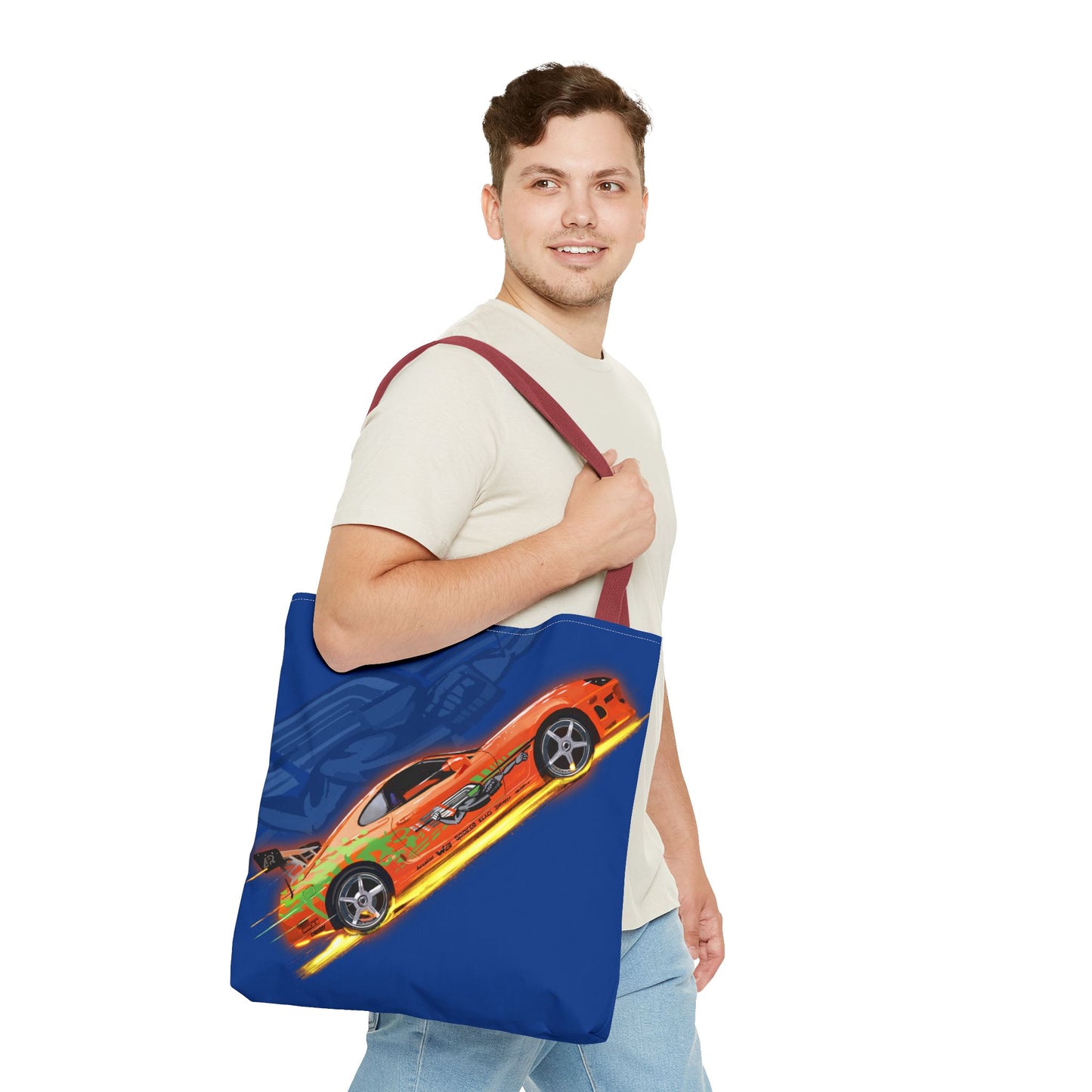 The Fast and Furious Supra  Library Carry Tote Bag (AOP)