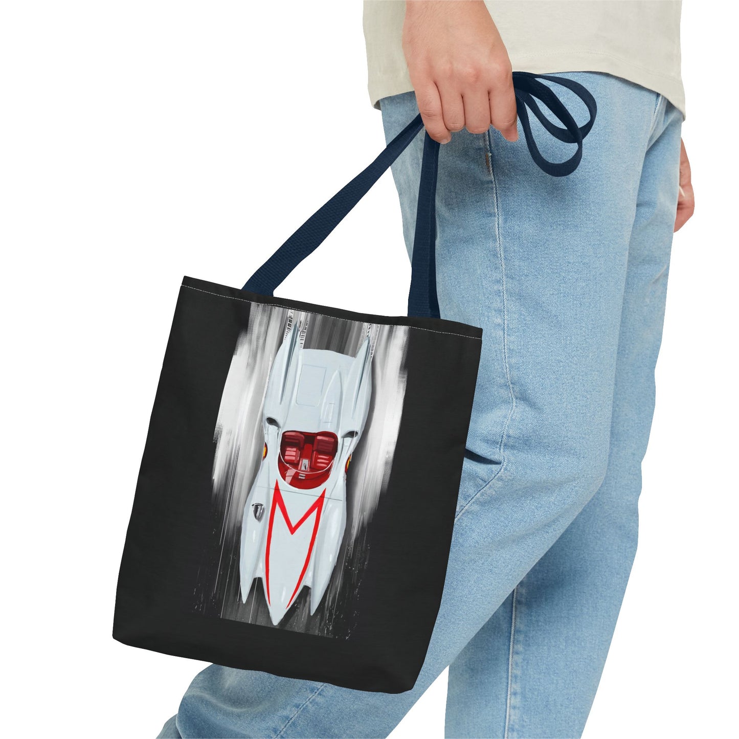 Speed racer Mach V Library Carry Tote Bag (AOP)