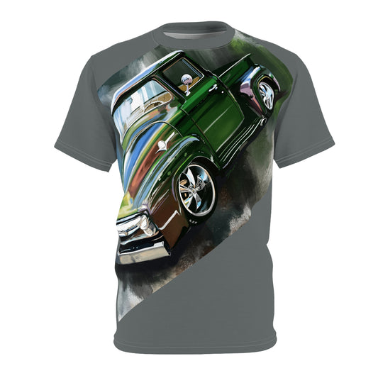 55 ford f100 classic truck gift Unisex Cut & Sew tshirt(AOP)