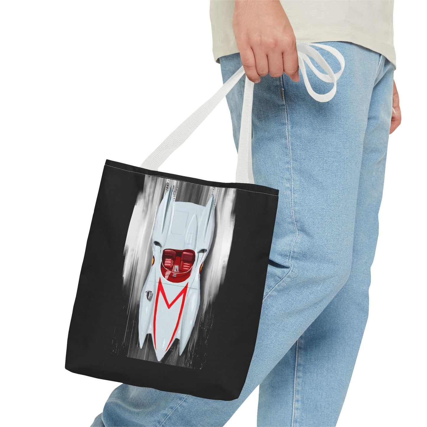 Speed racer Mach V Library Carry Tote Bag (AOP)