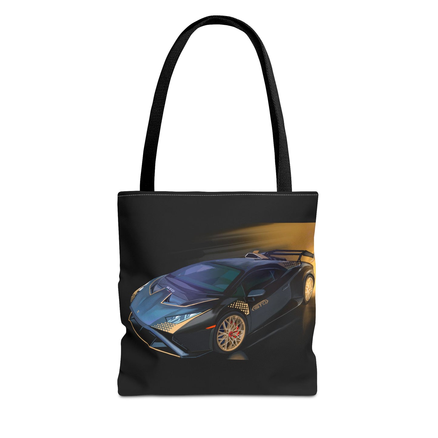 Lamborghini sto tote bag.Shopping Carry Bag (AOP) black new