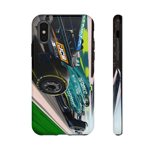 Fernando Alonso Aston Martin F1 Case iPhone 16 15 14 13 12 Samsung Galaxy Pixel