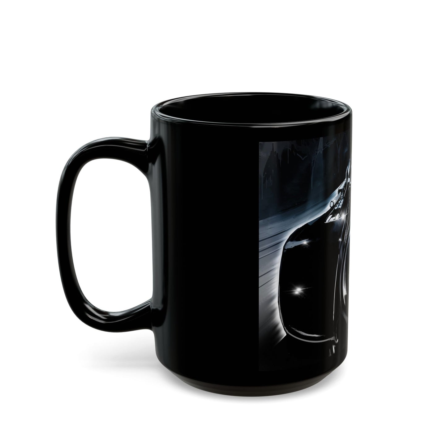 89 batmobile Batman Black gift idea coffee, tea Mug (11oz, 15oz)