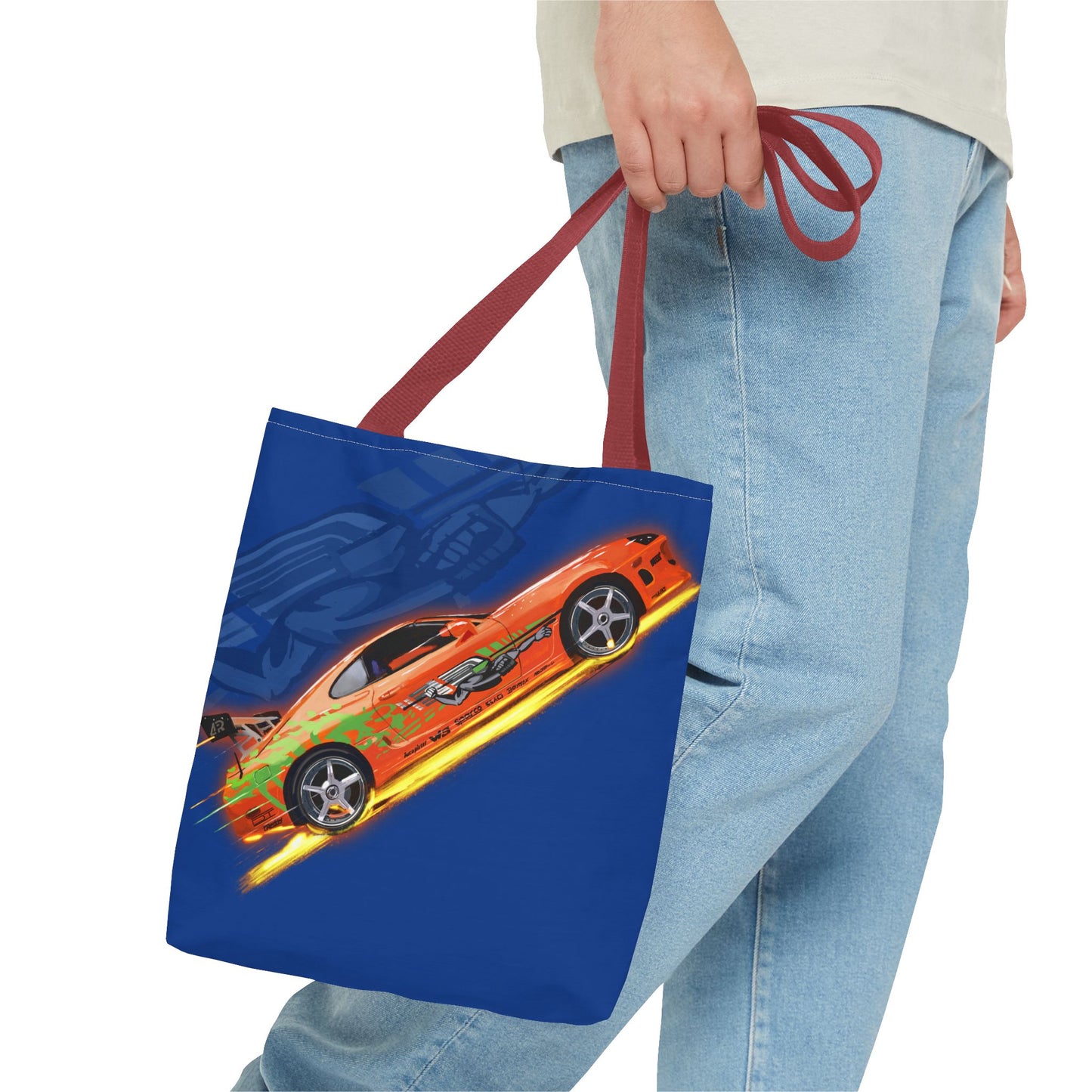 The Fast and Furious Supra  Library Carry Tote Bag (AOP)