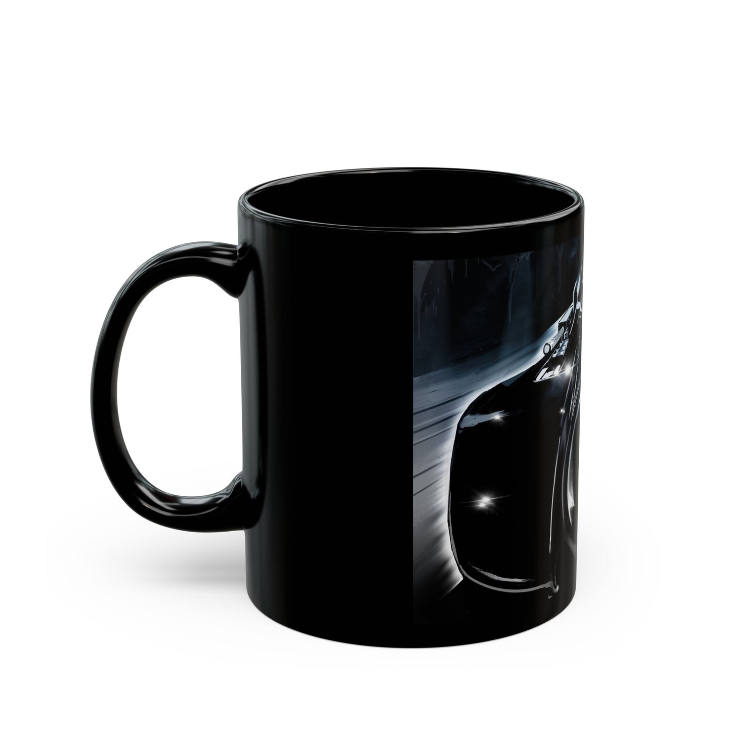 89 batmobile Batman Black gift idea coffee, tea Mug (11oz, 15oz)