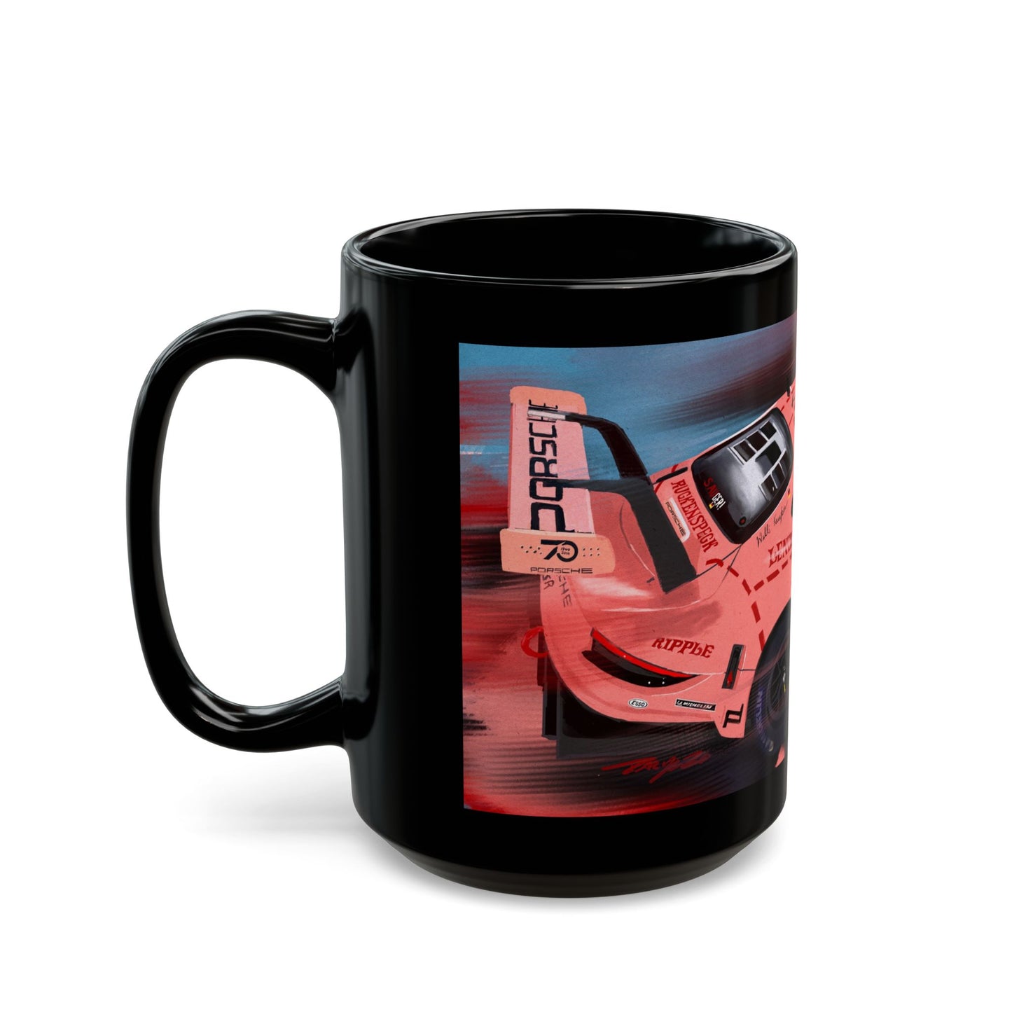 911 RSR  race car Black  Coffee Tea Mug (11oz, 15oz)