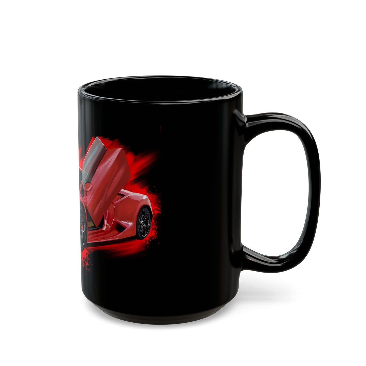 Red Lamborghini huracan  Mug coffee tea(11oz, 15oz)