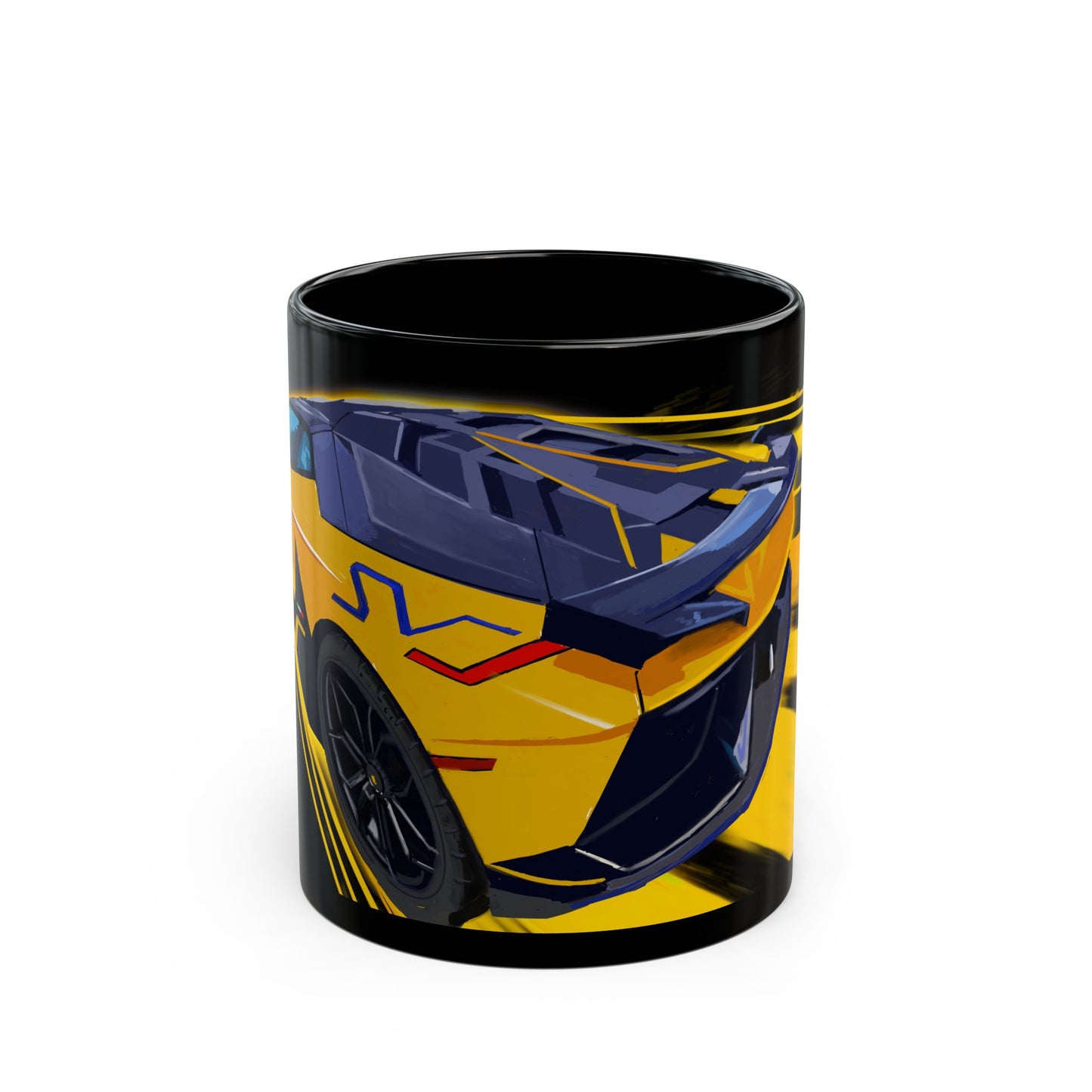 Lamborghini SVJ Black Mug coffee,tea(11oz, 15oz)