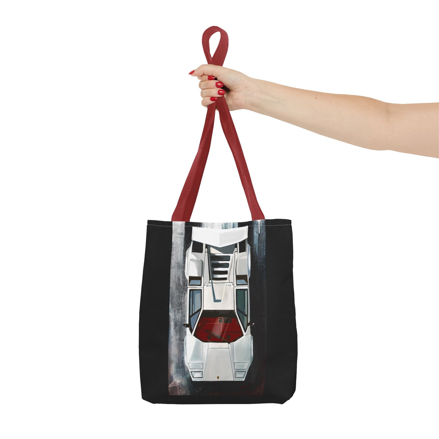 Lamborghini Countach  Library Carry Tote Bag (AOP)