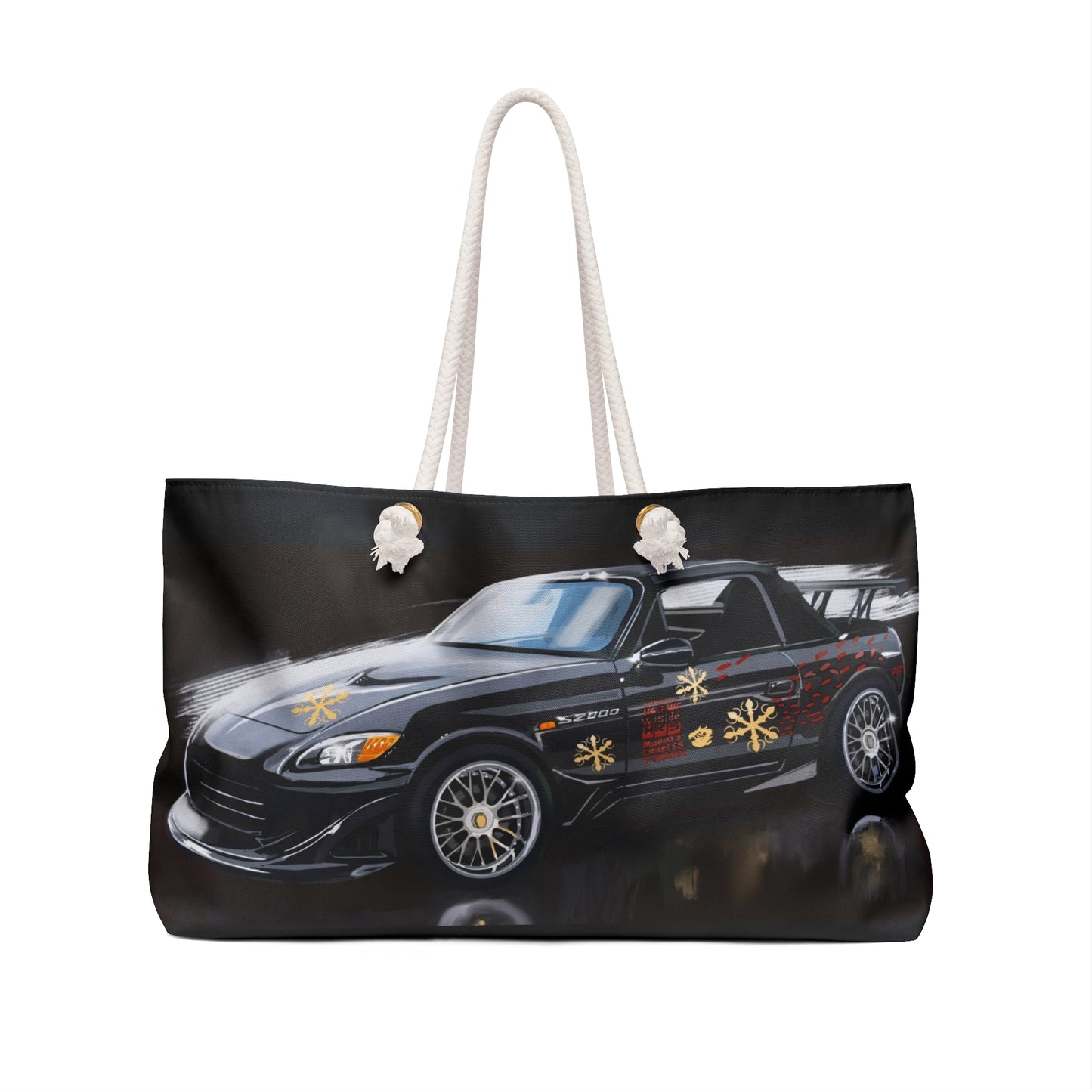 Johnny’s Fast and Furious Black Honda vintage s2000 S2K JDM Weekender Tote Bag