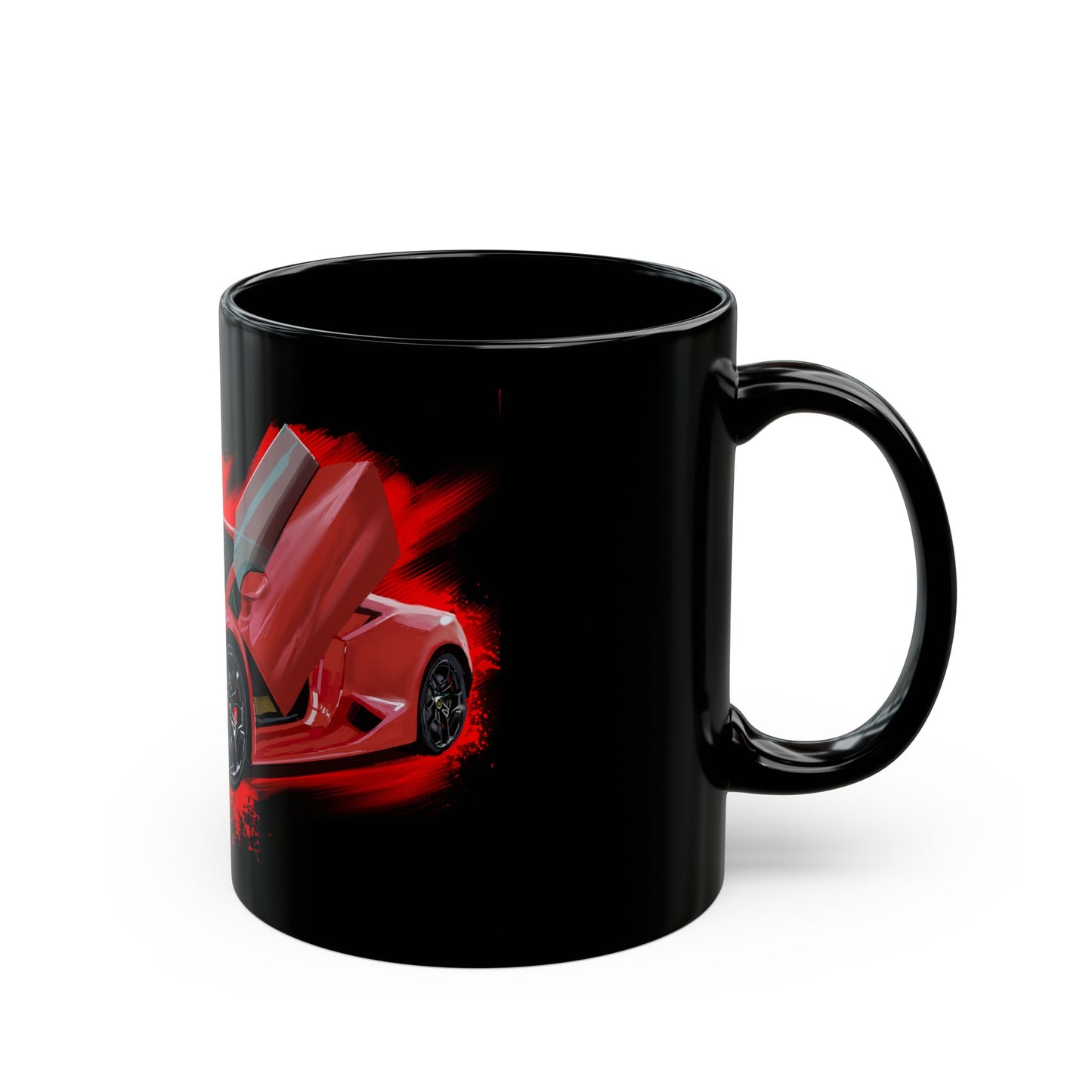 Red Lamborghini huracan  Mug coffee tea(11oz, 15oz)