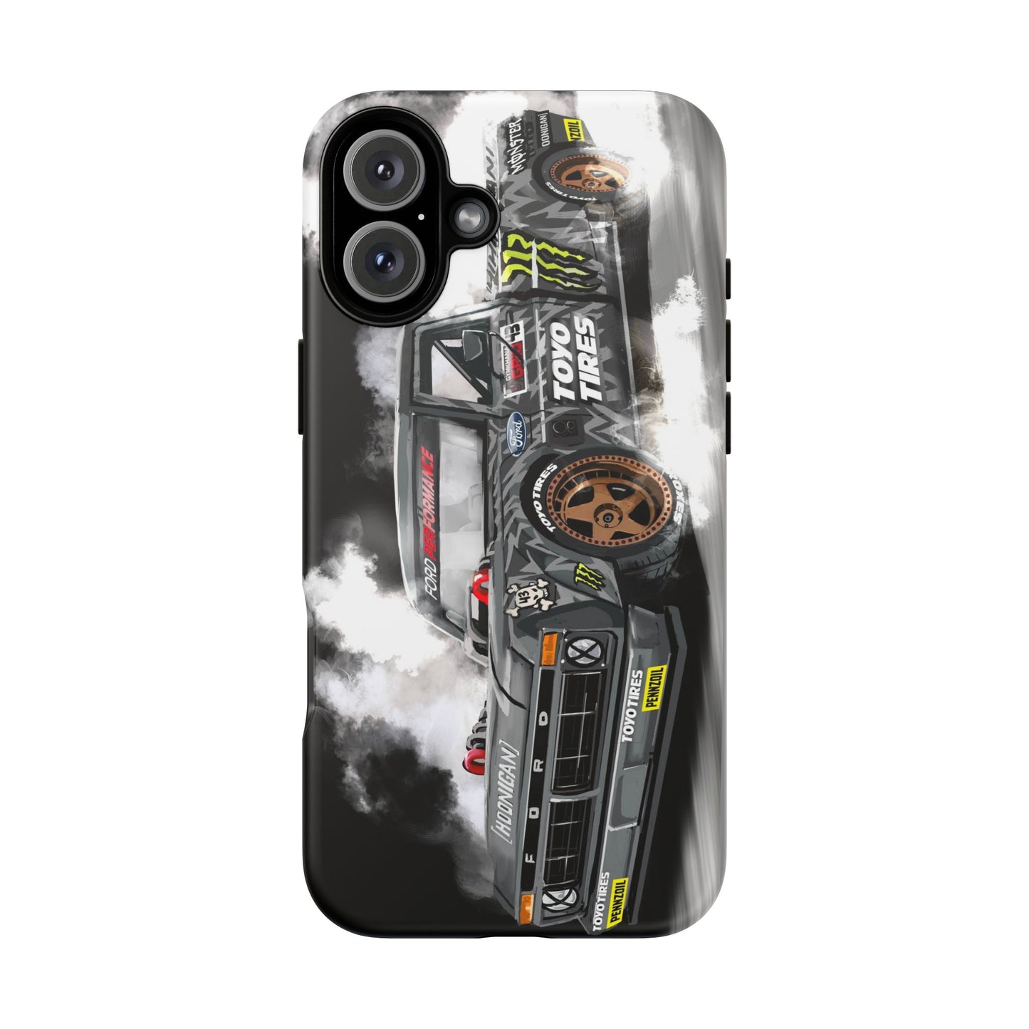 Drifting truck Case iPhone 16 15 14 13 12 11 Pro max Samsung Galaxy Pixel Tough