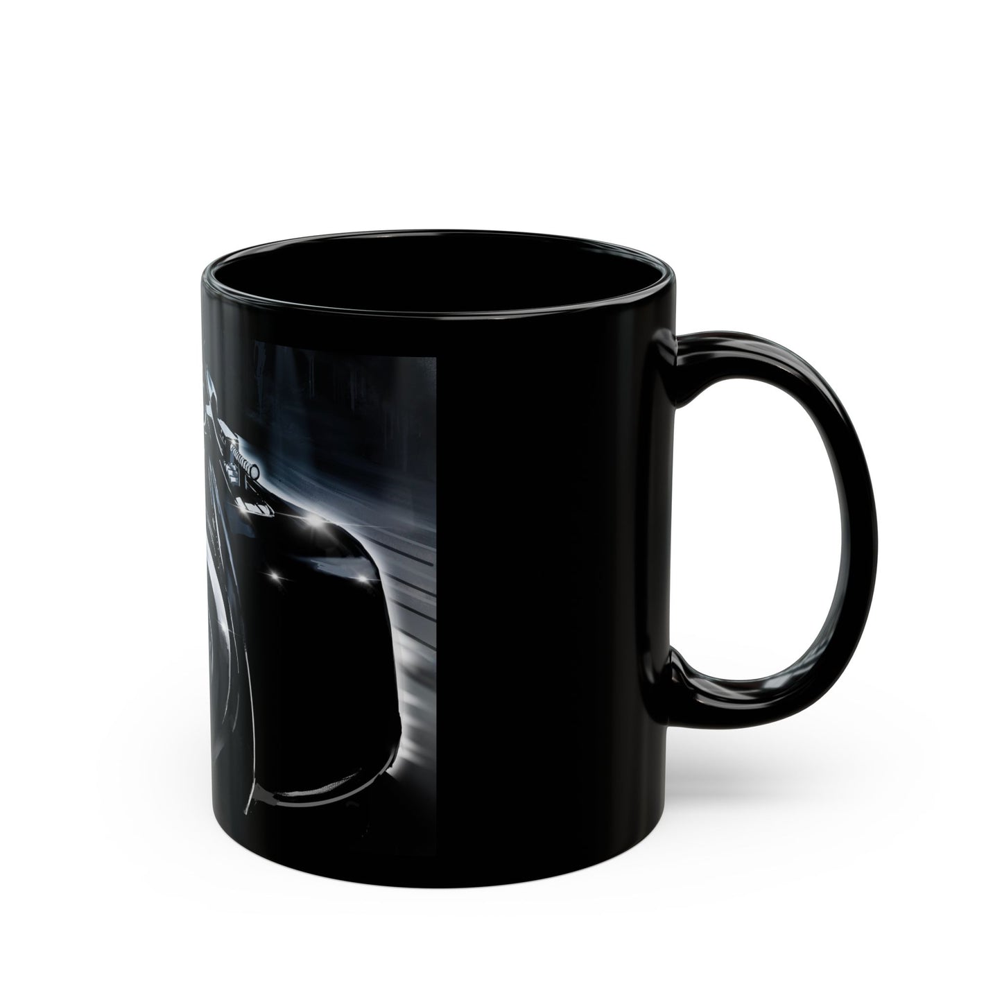 89 batmobile Batman Black gift idea coffee, tea Mug (11oz, 15oz)