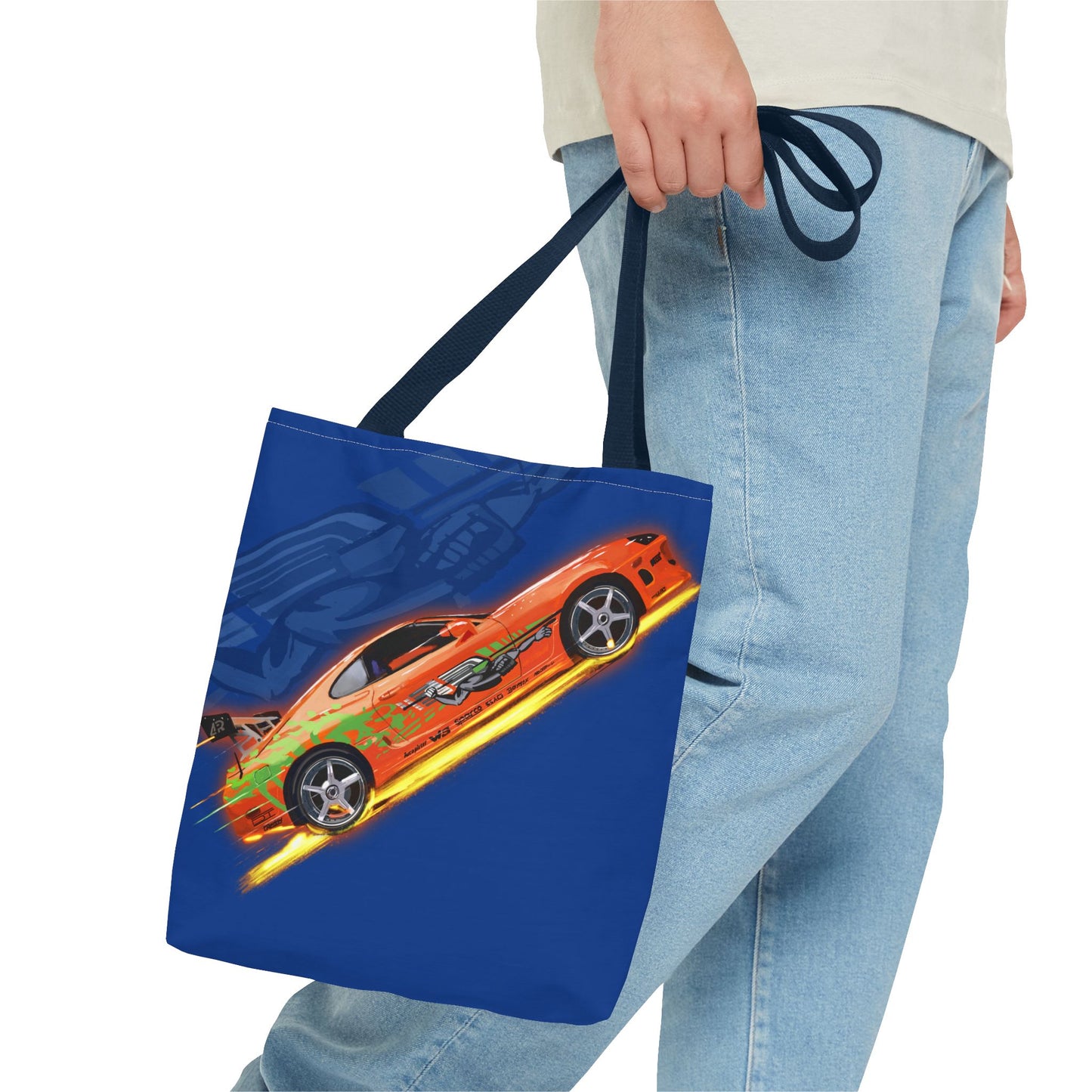 The Fast and Furious Supra  Library Carry Tote Bag (AOP)