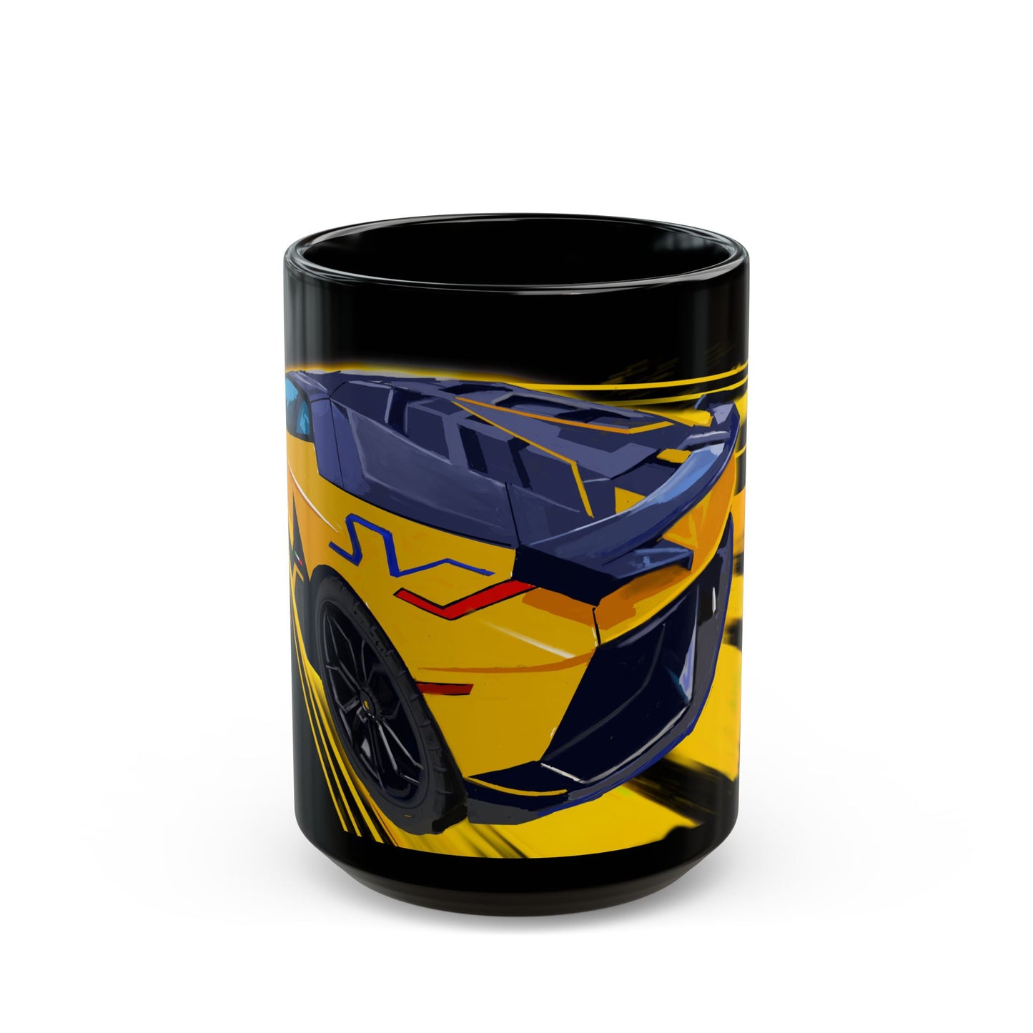 Lamborghini SVJ Black Mug coffee,tea(11oz, 15oz)