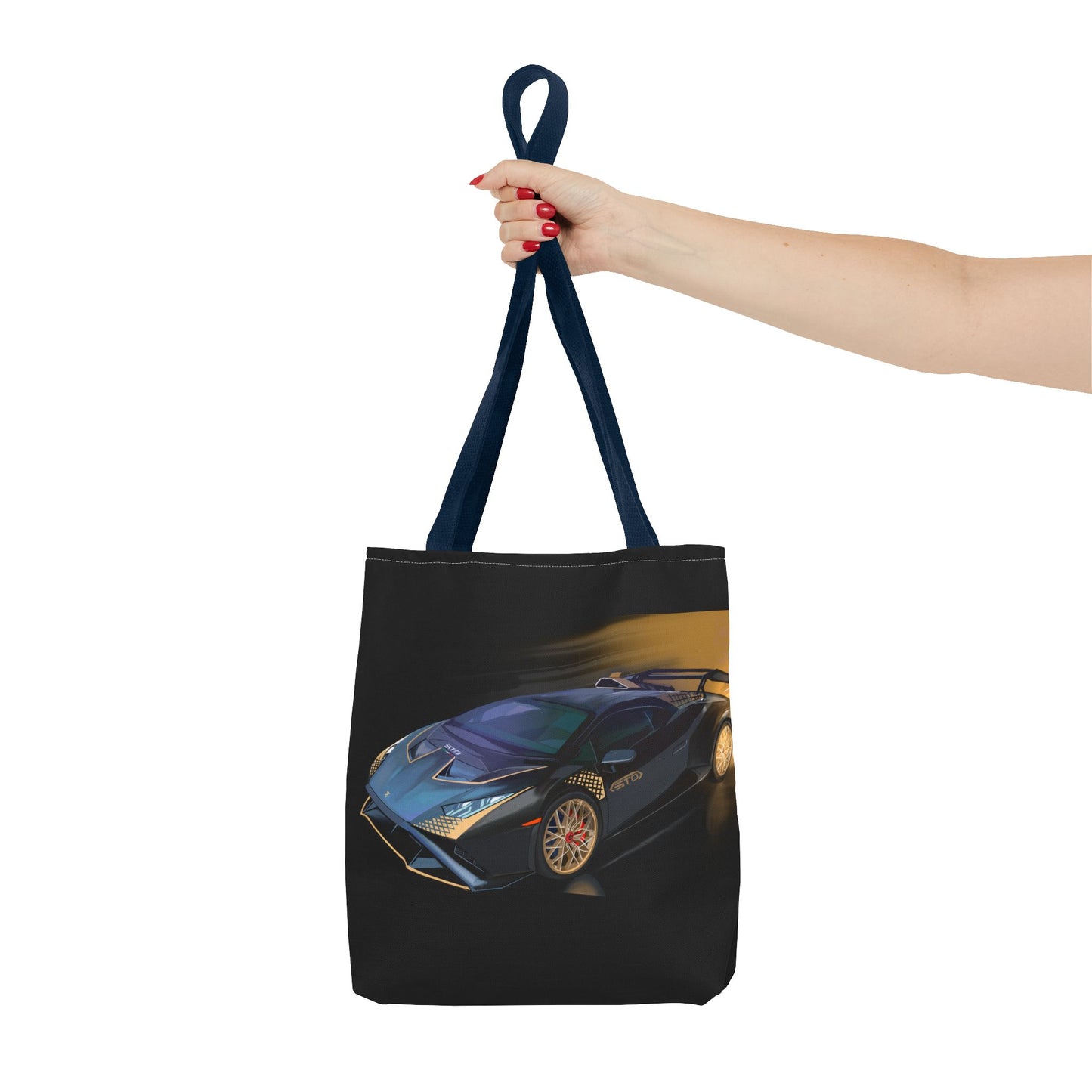 Lamborghini sto tote bag.Shopping Carry Bag (AOP) black new