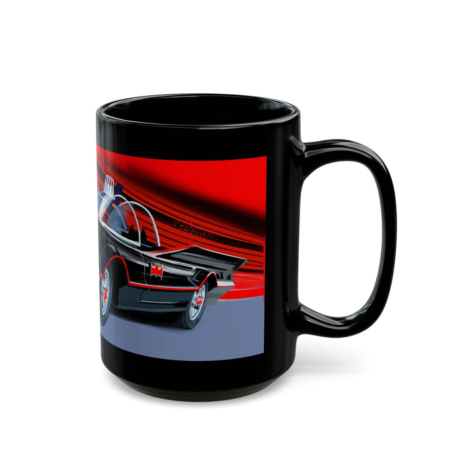 1966 Batmobile Black  Coffee Tea Mug (11oz, 15oz)