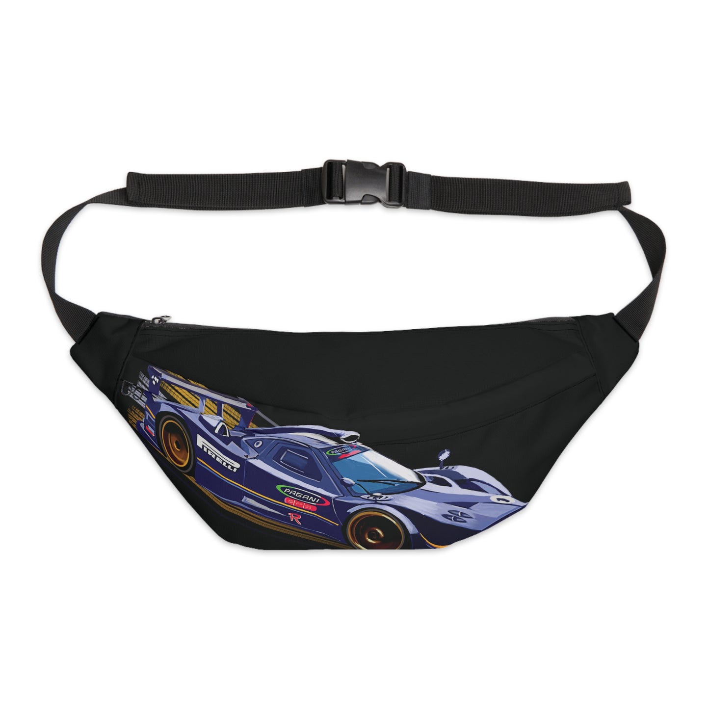 Fanny Pack Men's Bag Crossbody Shoulder Sling Pagani Zonda R racecar Waist Chest