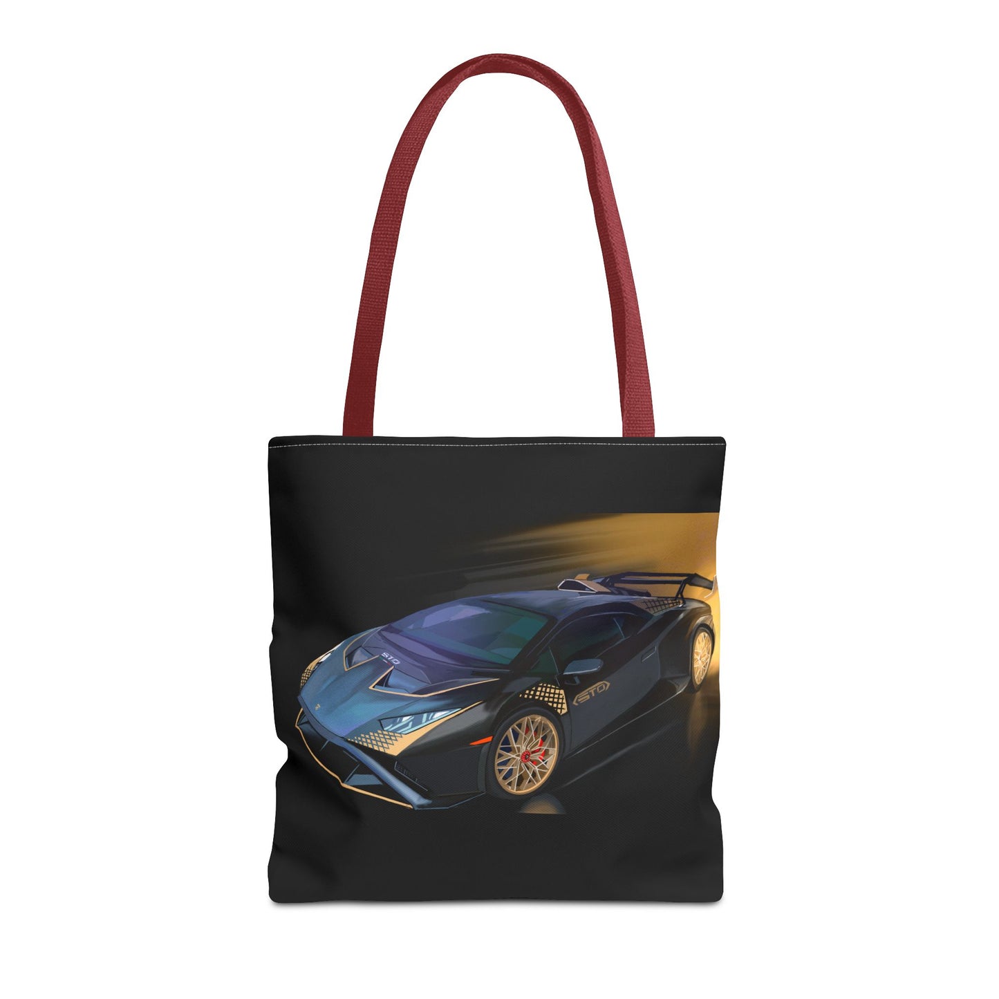 Lamborghini sto tote bag.Shopping Carry Bag (AOP) black new