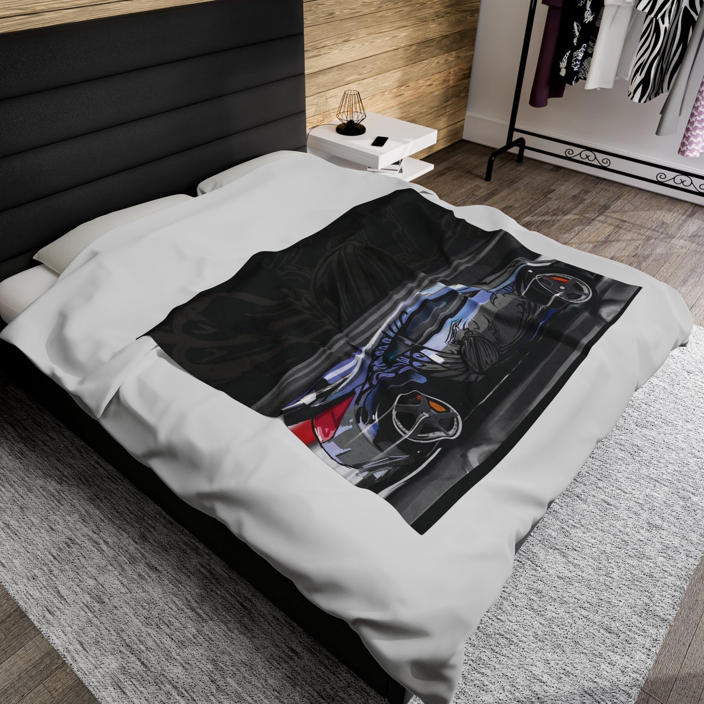 Nissan 350z Fast and Furious Microfiber Blanket