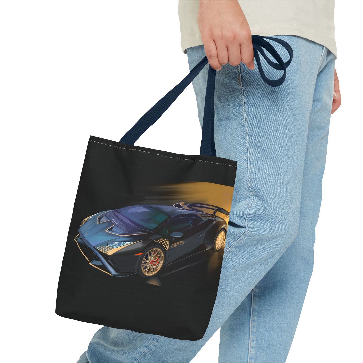 Lamborghini sto tote bag.Shopping Carry Bag (AOP) black new