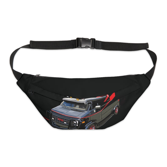 Fanny Pack, Vintage Shoulder Bag for Men, A Team TV Van Chest Crossbody Sling,