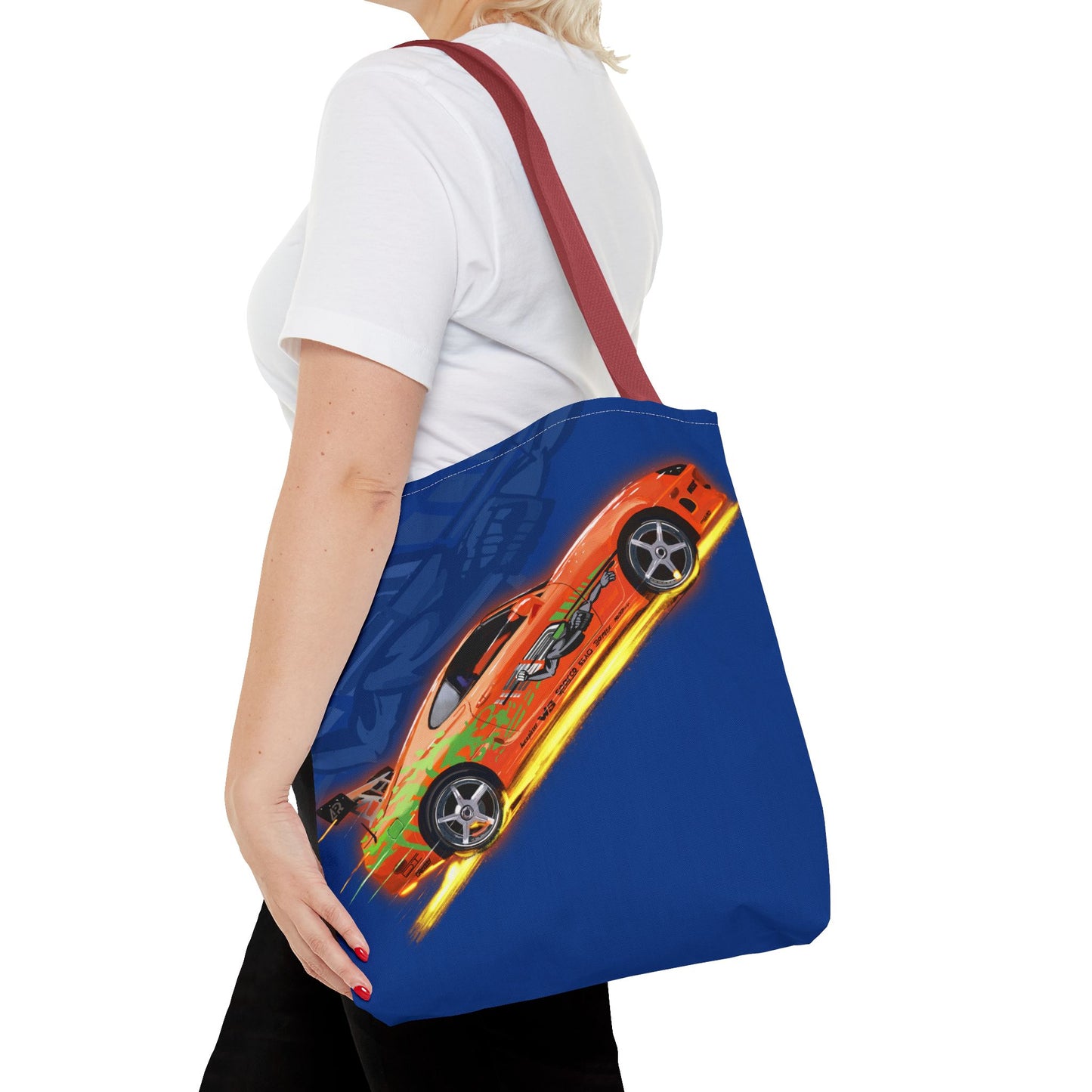 The Fast and Furious Supra  Library Carry Tote Bag (AOP)