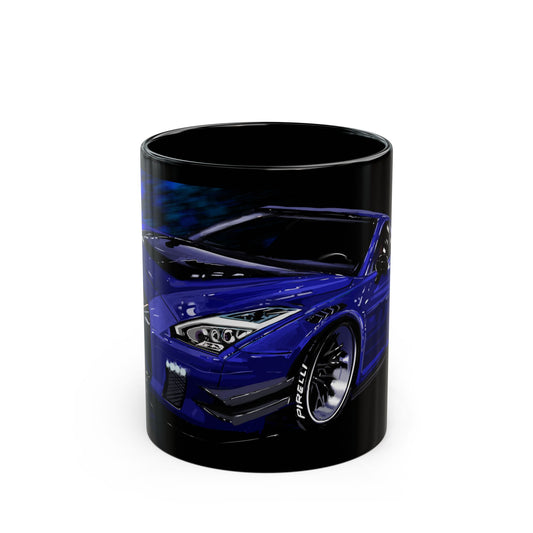 Nissan skyline GT-R R35 Godzilla car Black JDM Coffee Tea Mug (11oz, 15oz)