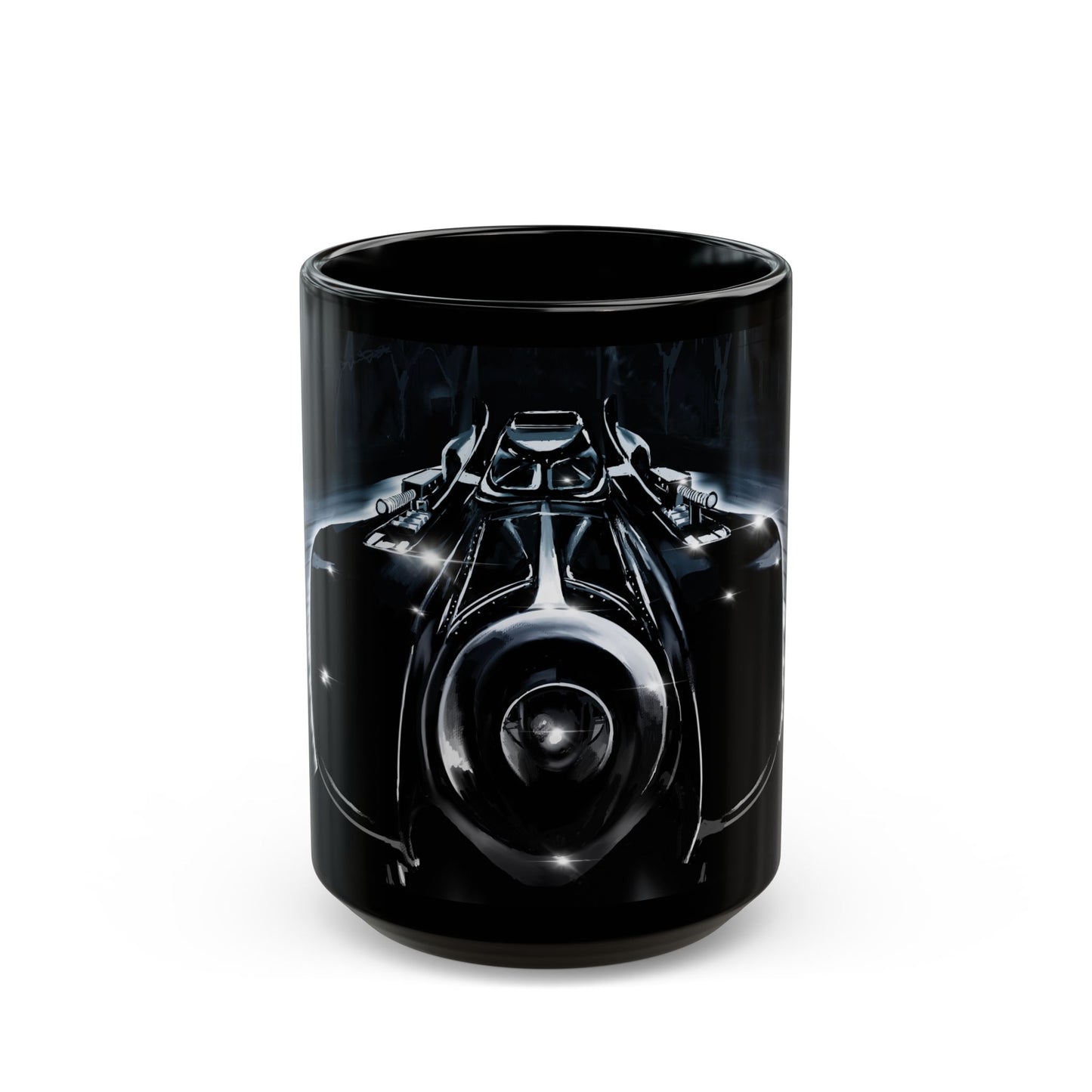 89 batmobile Batman Black gift idea coffee, tea Mug (11oz, 15oz)