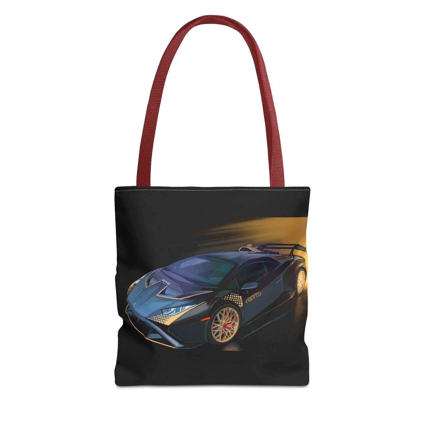 Lamborghini sto tote bag.Shopping Carry Bag (AOP) black new