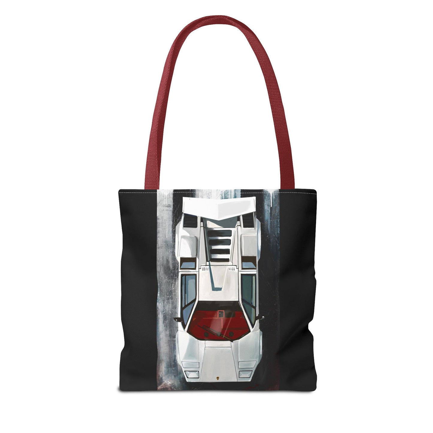 Lamborghini Countach  Library Carry Tote Bag (AOP)