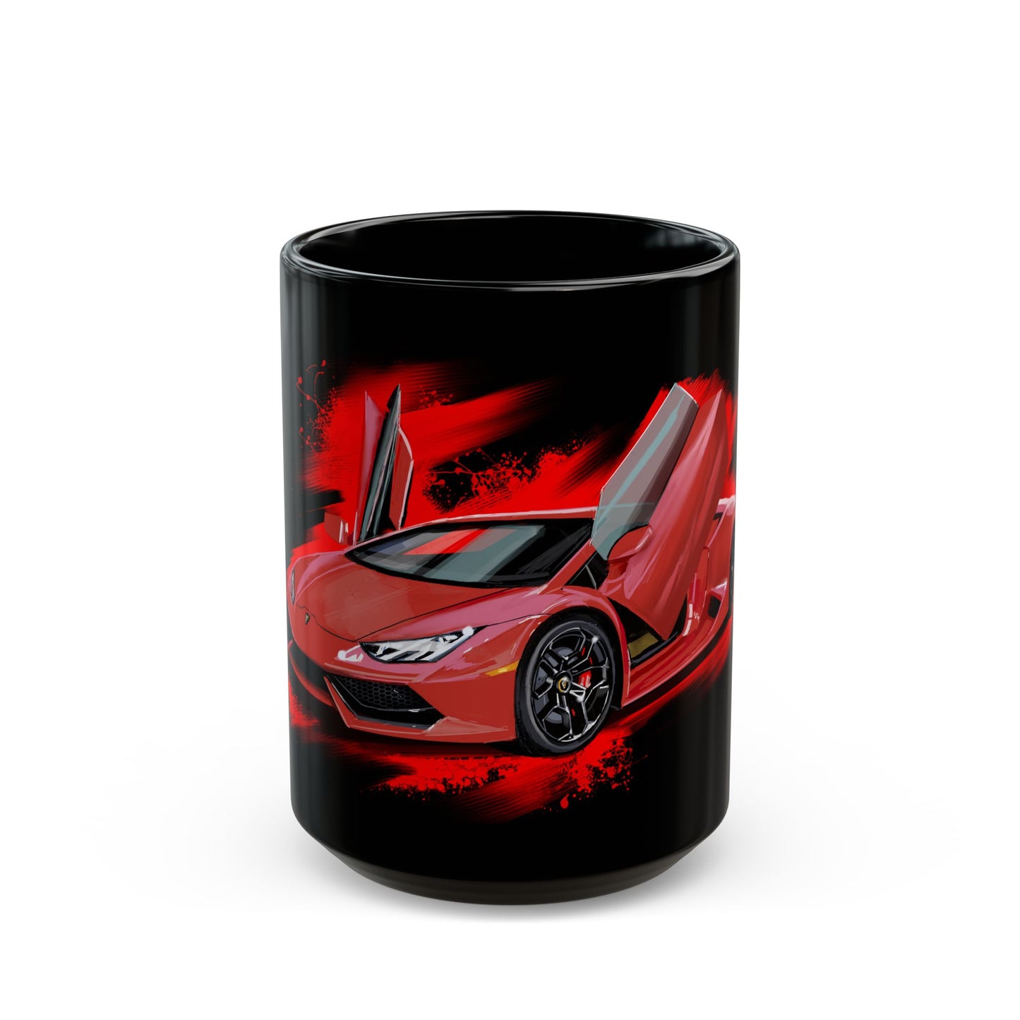 Red Lamborghini huracan  Mug coffee tea(11oz, 15oz)