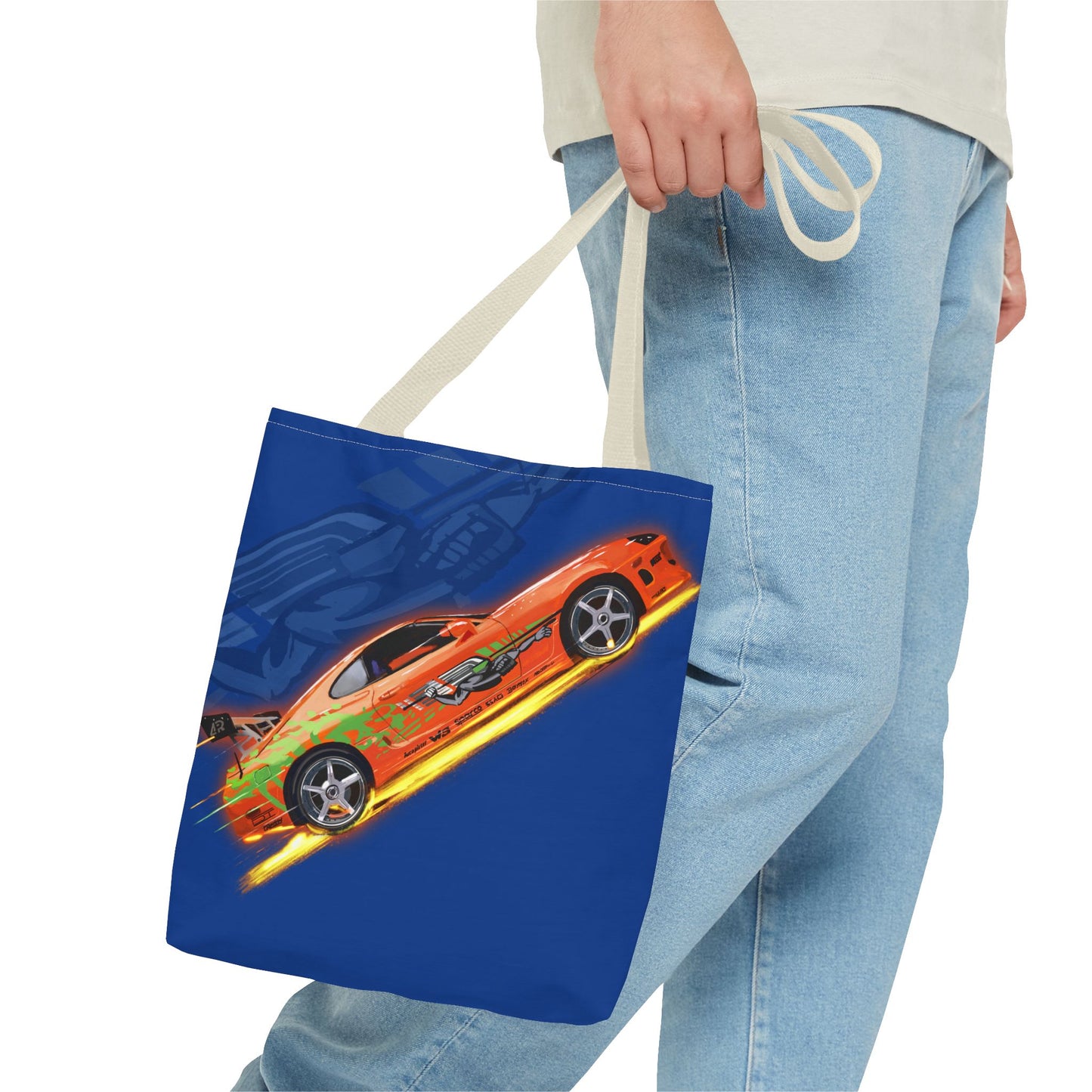 The Fast and Furious Supra  Library Carry Tote Bag (AOP)