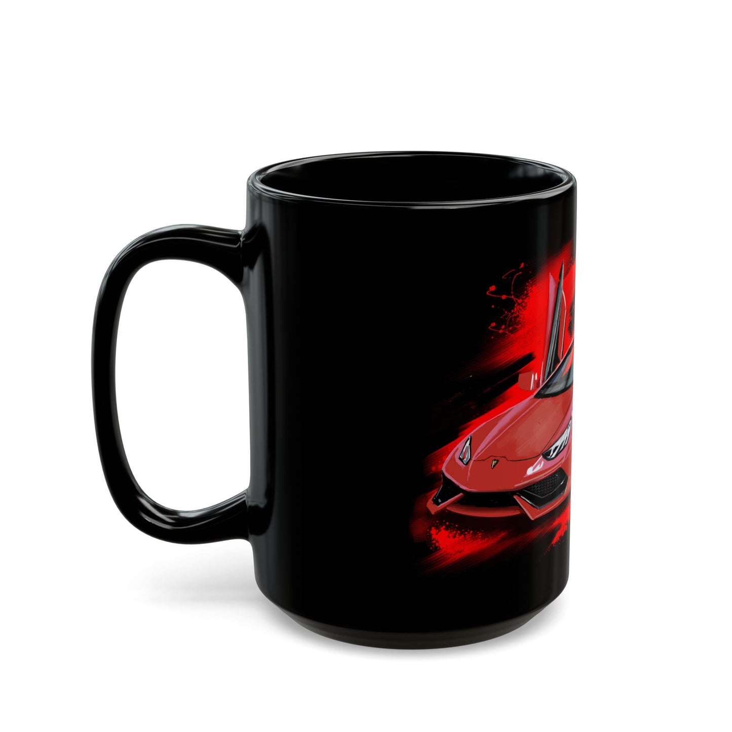 Red Lamborghini huracan  Mug coffee tea(11oz, 15oz)